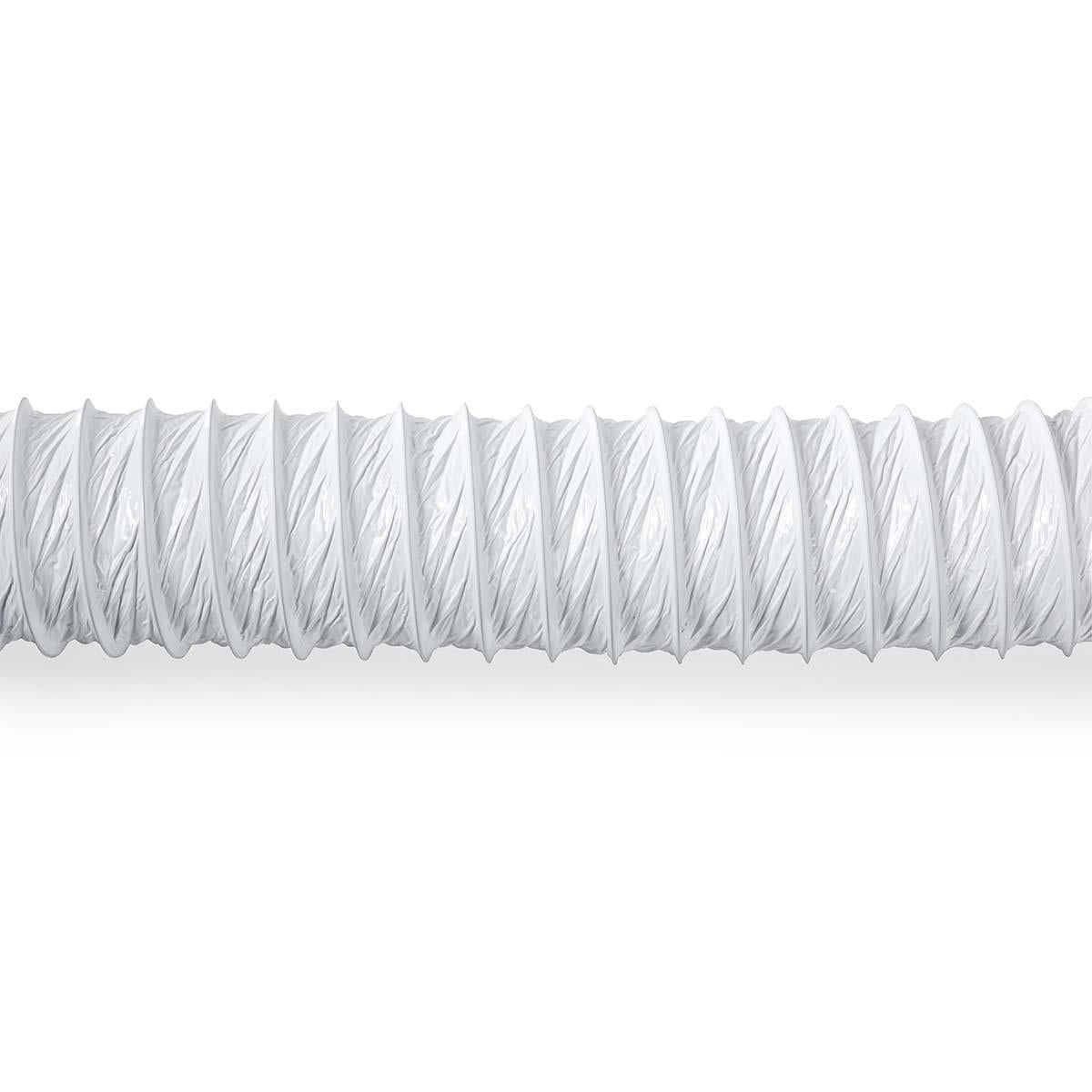 Air Outlet Hose PVC | 100 mm | 3.00 m | Fits: Air Ventilation / Tumble Dryers | White