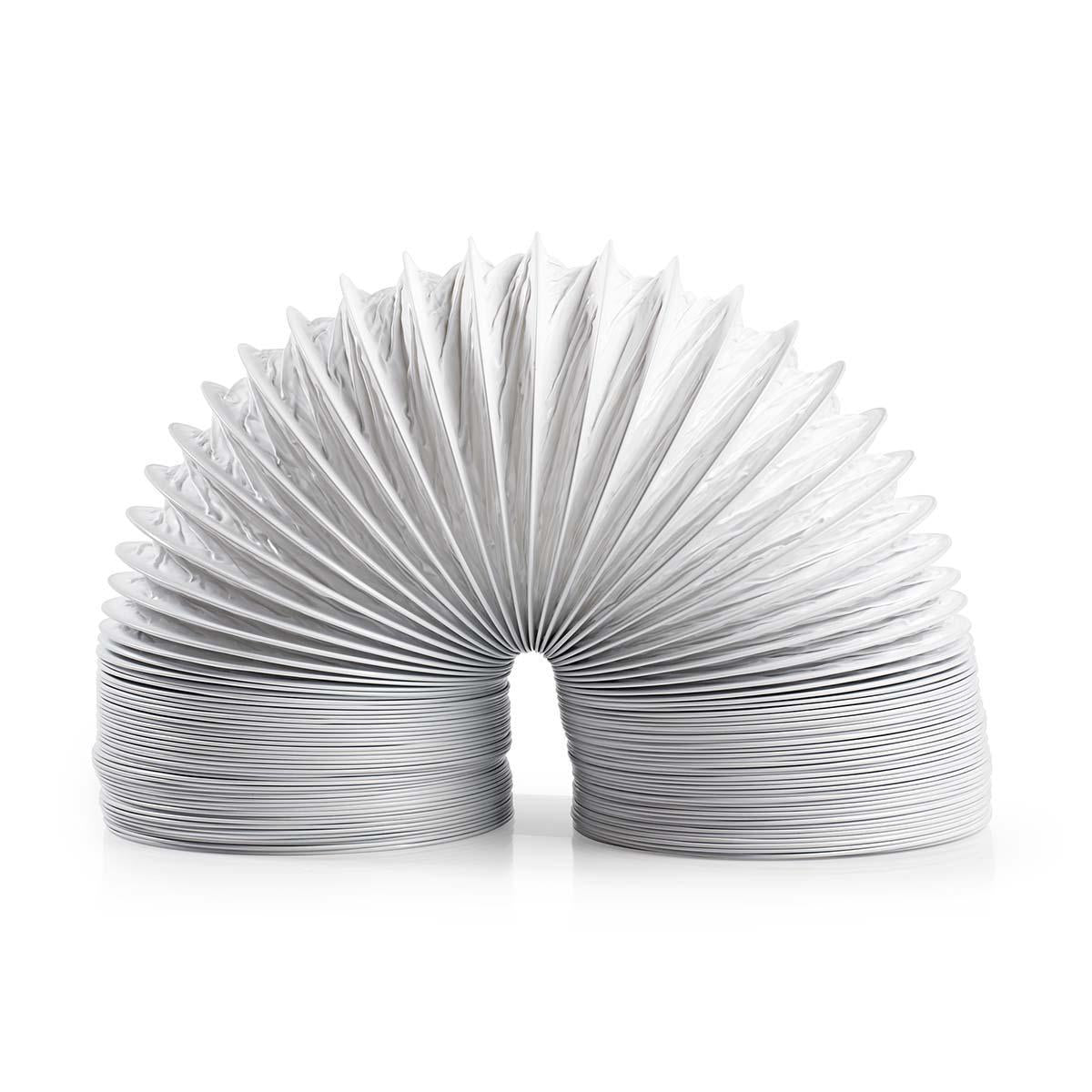 Air Outlet Hose PVC | 127 mm | 6.00 m | Fits: Air Ventilation / Tumble Dryers | White