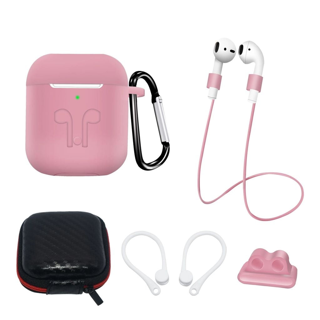 AirPods 2 / AirPods 1 Silicone case - Pink