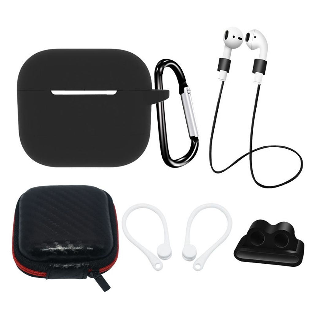 AirPods 3 Silicone Case Set - Black