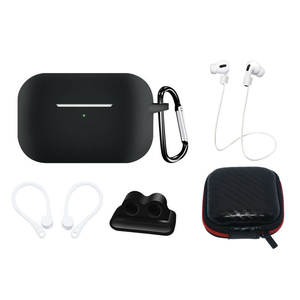 AirPods Pro 2 / AirPods Pro 1 Silicone Case Set - Black