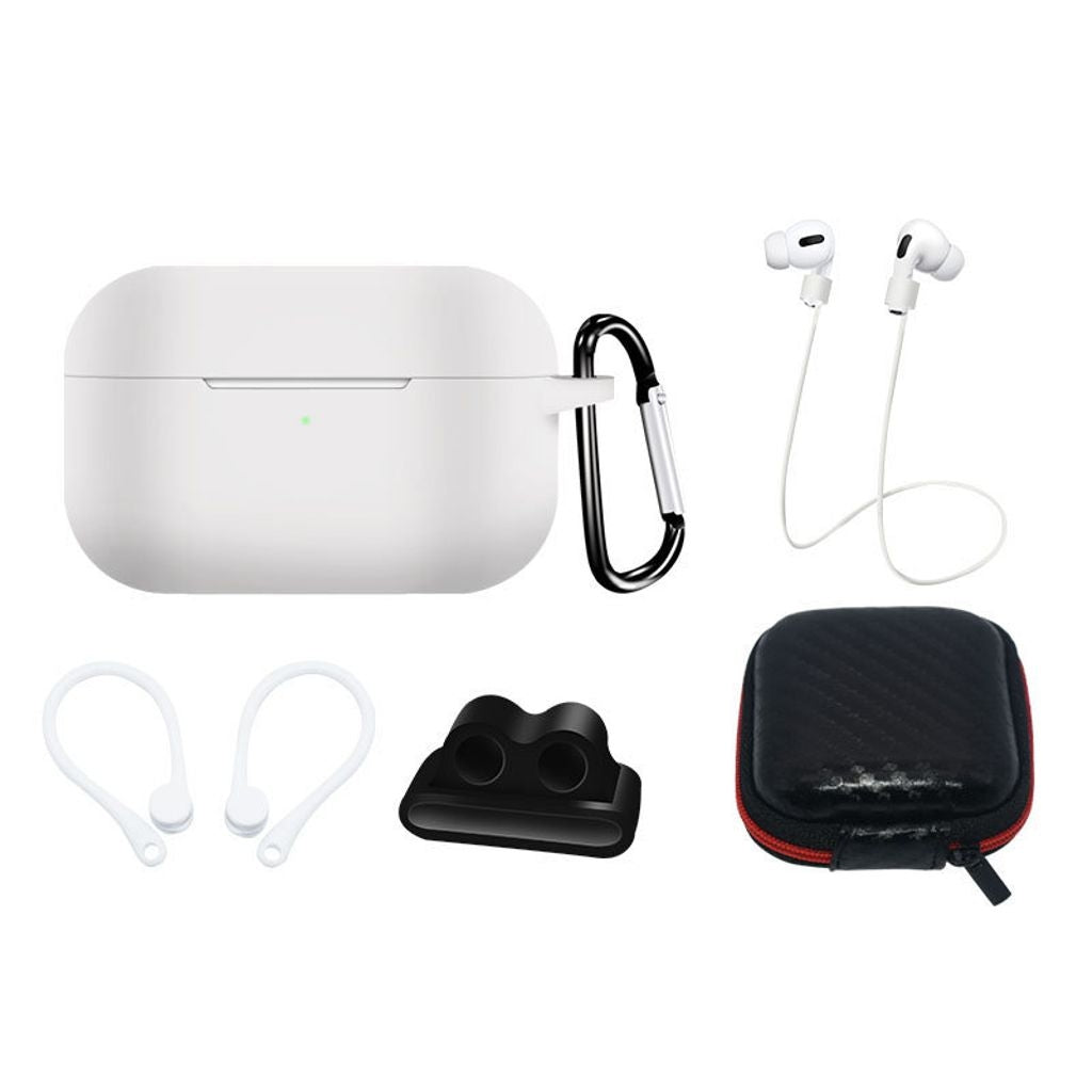 AirPods Pro 2 / AirPods Pro 1 Silicone Case Set - White