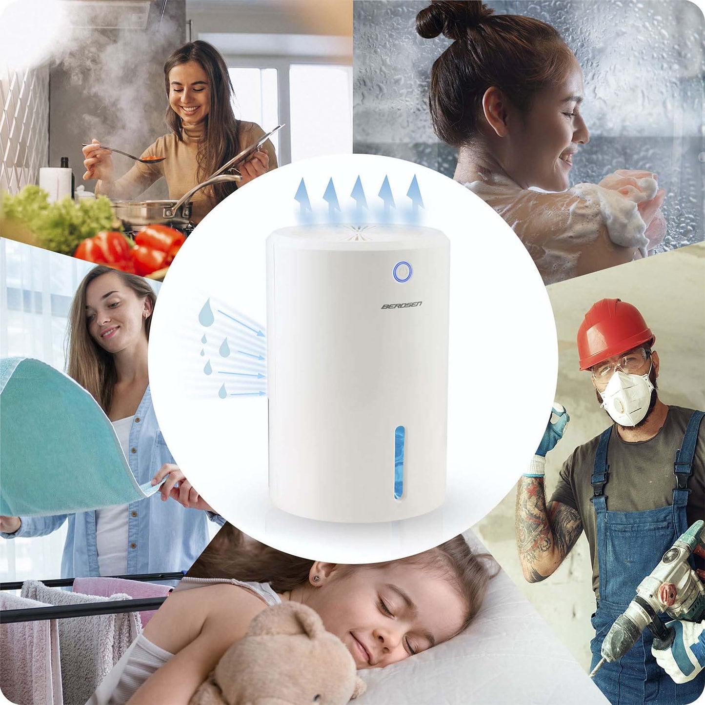 Air dehumidifier - Berdsen BD-526 moisture absorber