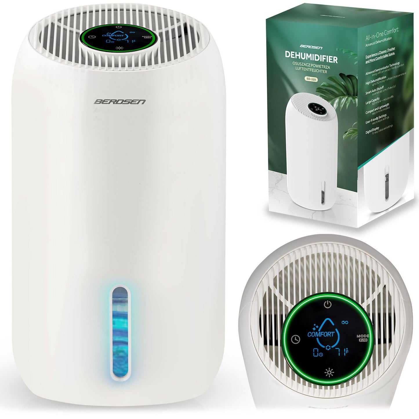 Air dehumidifier - Berdsen BD-529 moisture absorber