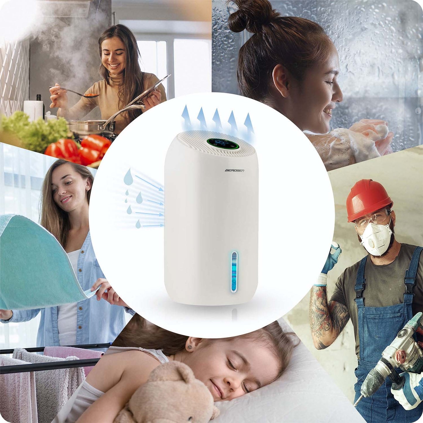 Air dehumidifier - Berdsen BD-529 moisture absorber