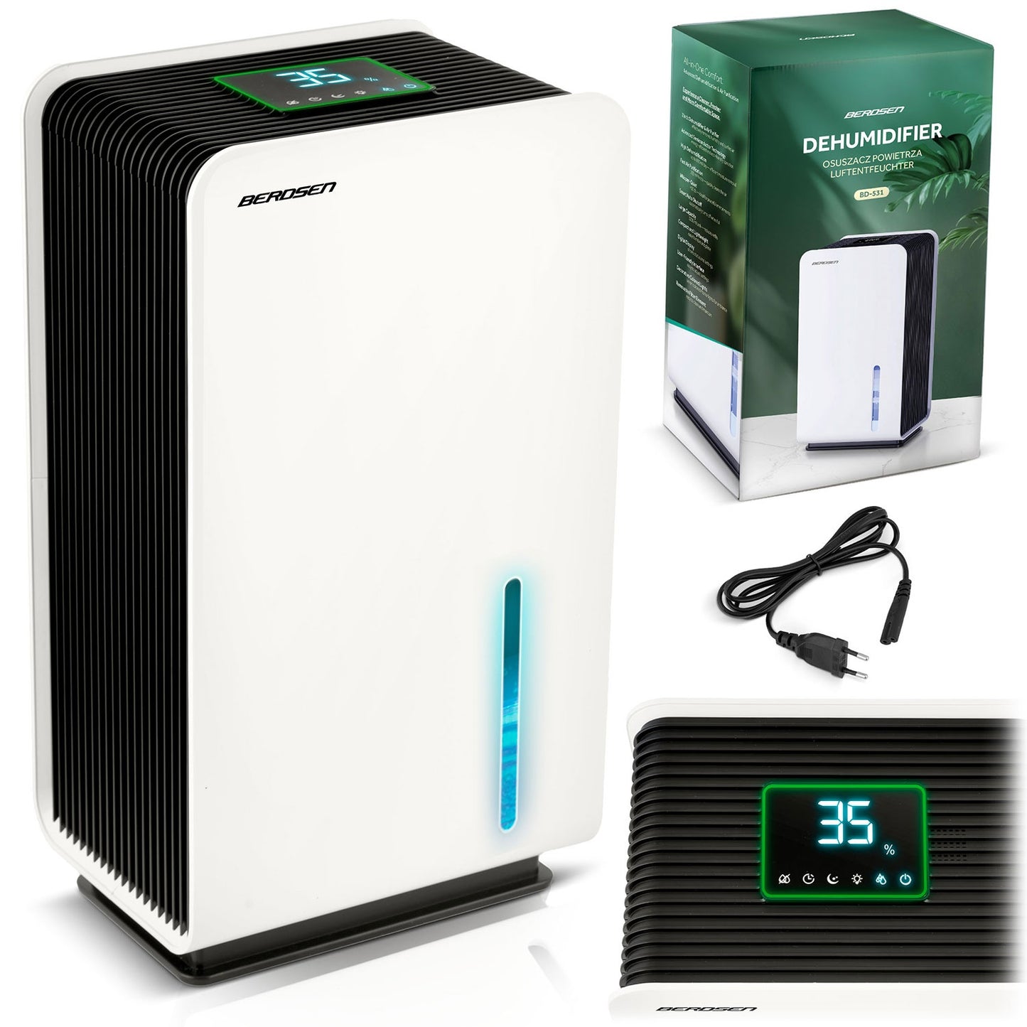 Air dehumidifier - Berdsen BD-531 moisture absorber
