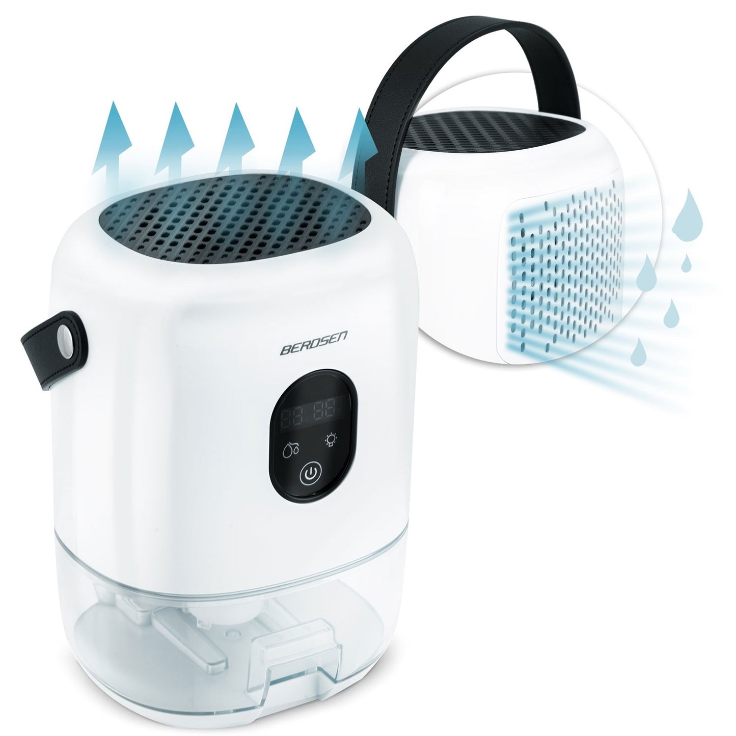 Air dehumidifier and moisture absorber Berdsen BR-10B white
