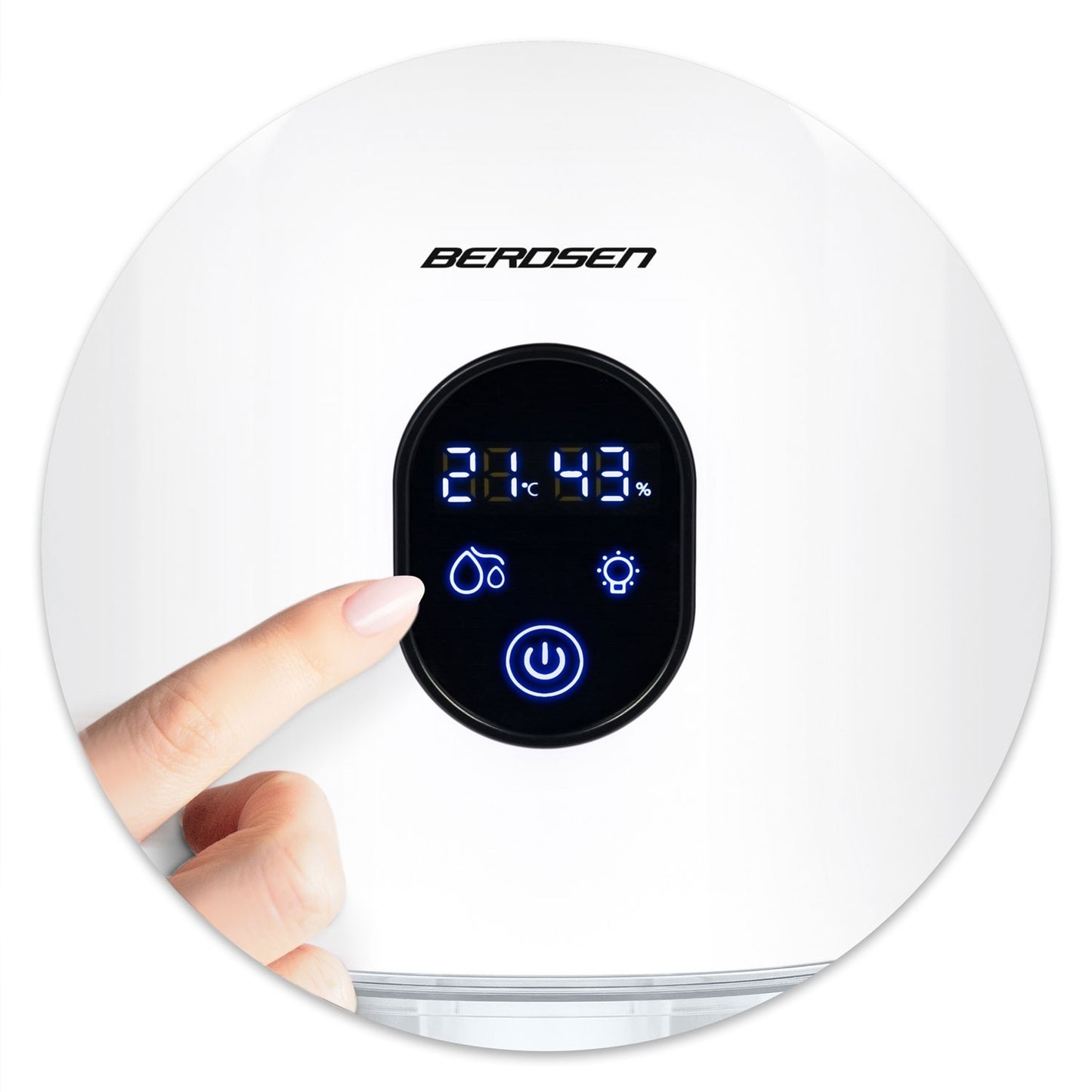 Air dehumidifier and moisture absorber Berdsen BR-10B white
