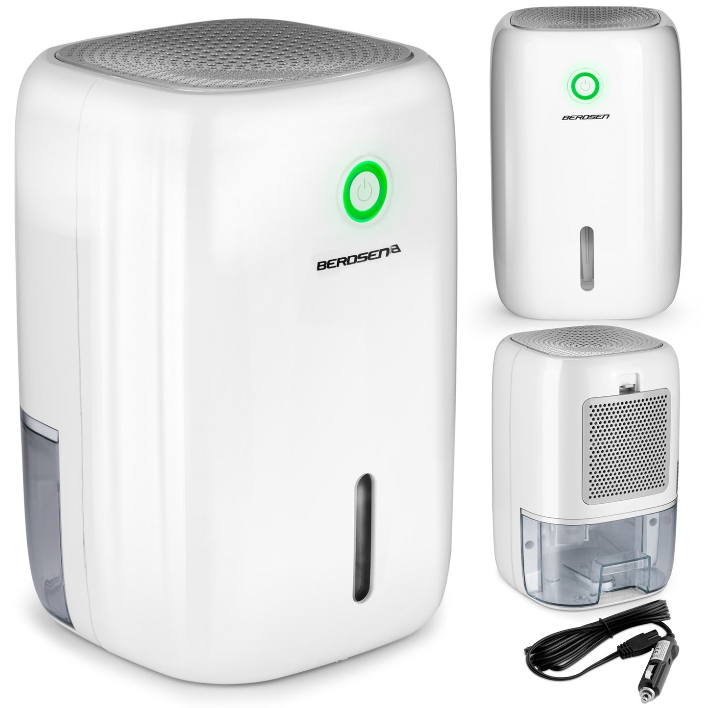 Air dehumidifier - moisture absorber with Berdsen BR-20A car power supply