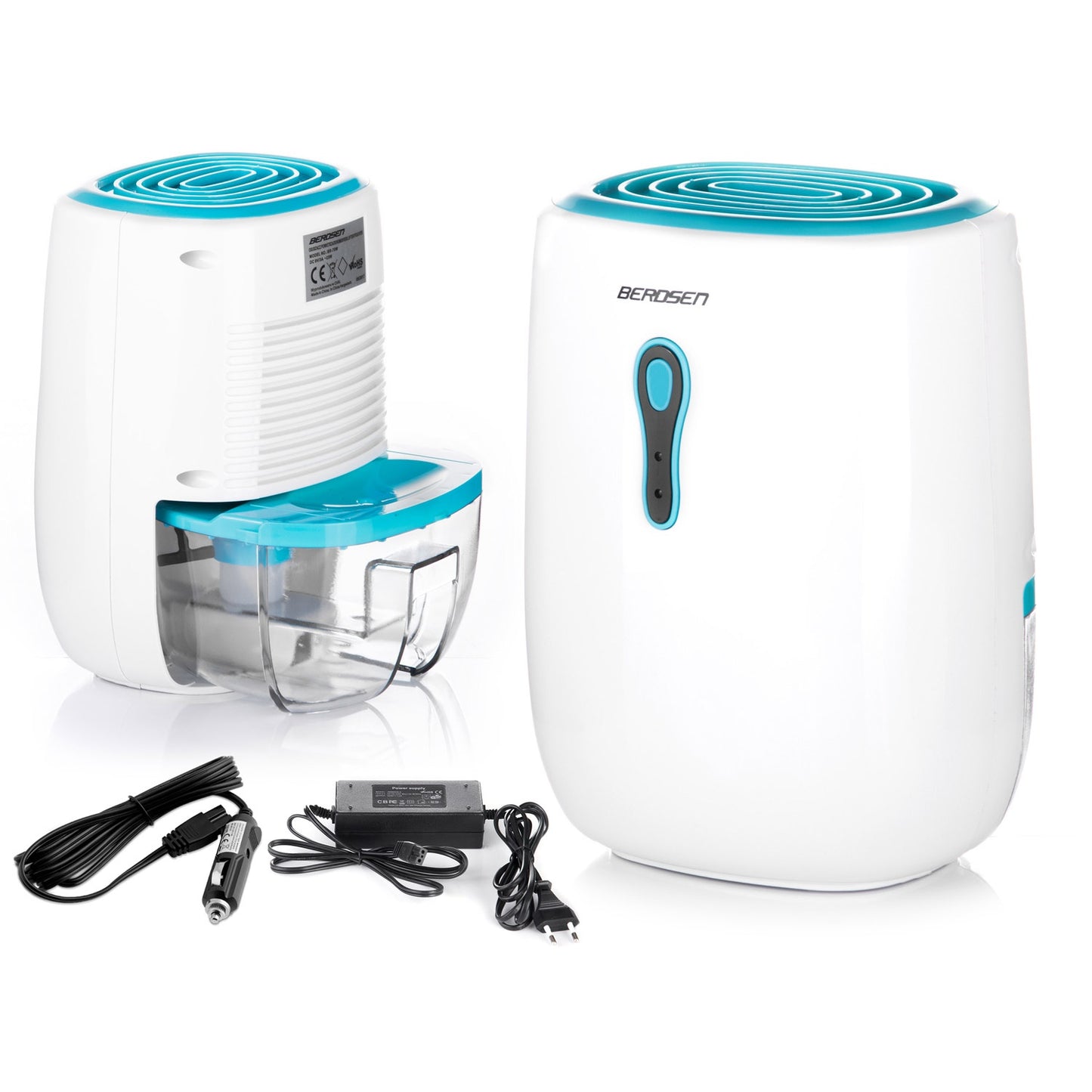 Air dehumidifier - moisture absorber with Berdsen BR-70W car power supply