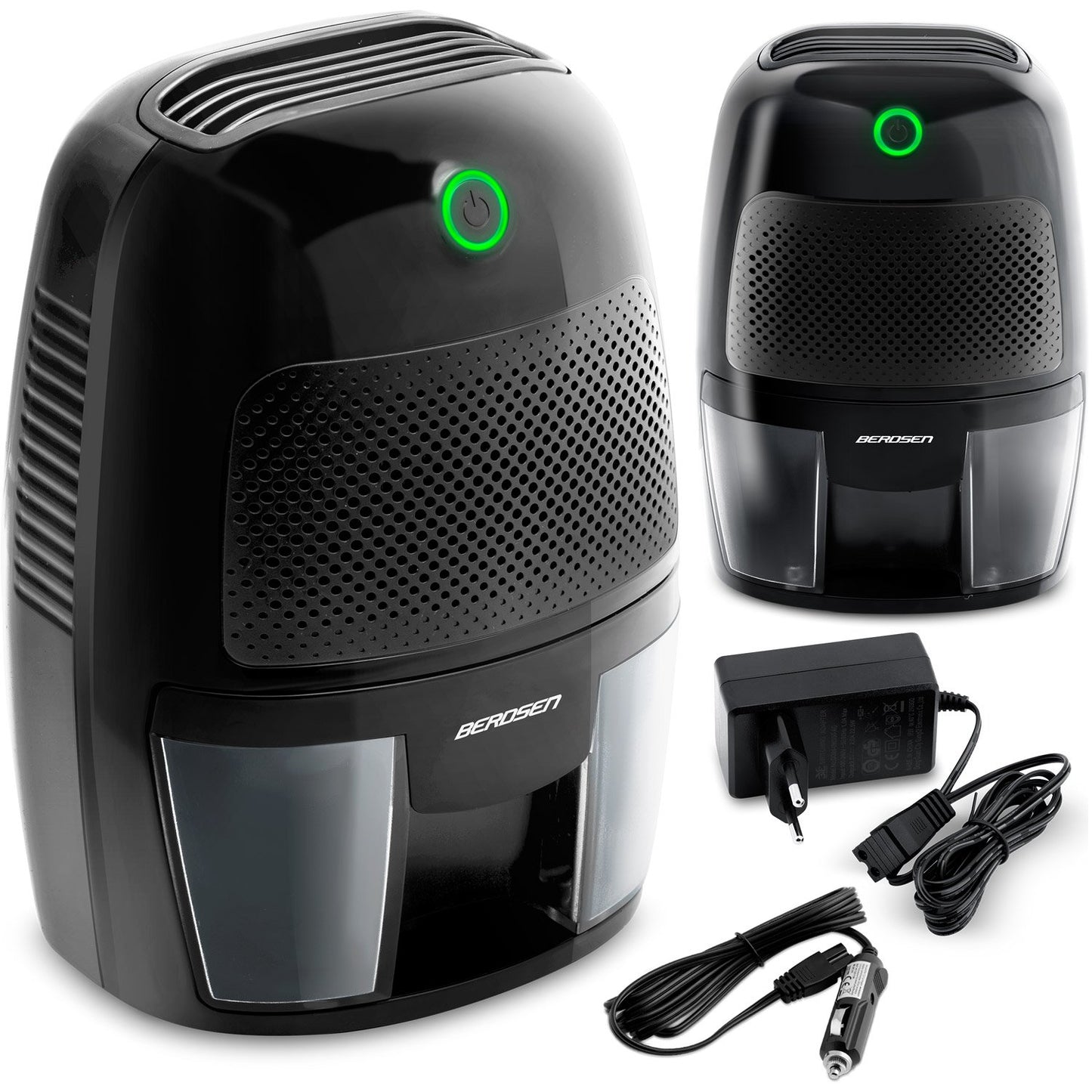Air dehumidifier - moisture absorber with car adapter Berdsen BR-50B black