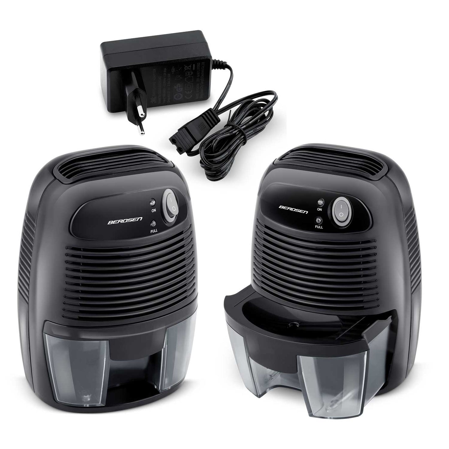 Air dehumidifier - moisture absorber with car adapter Berdsen BR-68B black