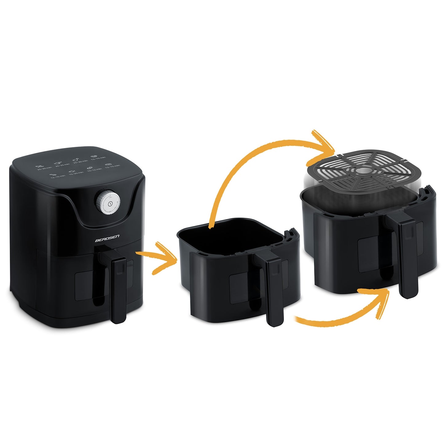 Air fryer Berdsen BD-654 black