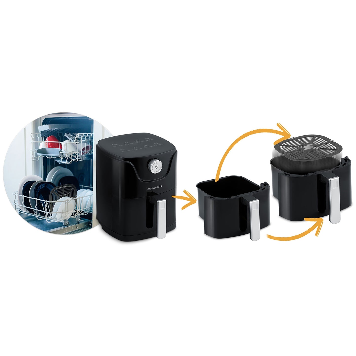 Air fryer Berdsen BD-654 black
