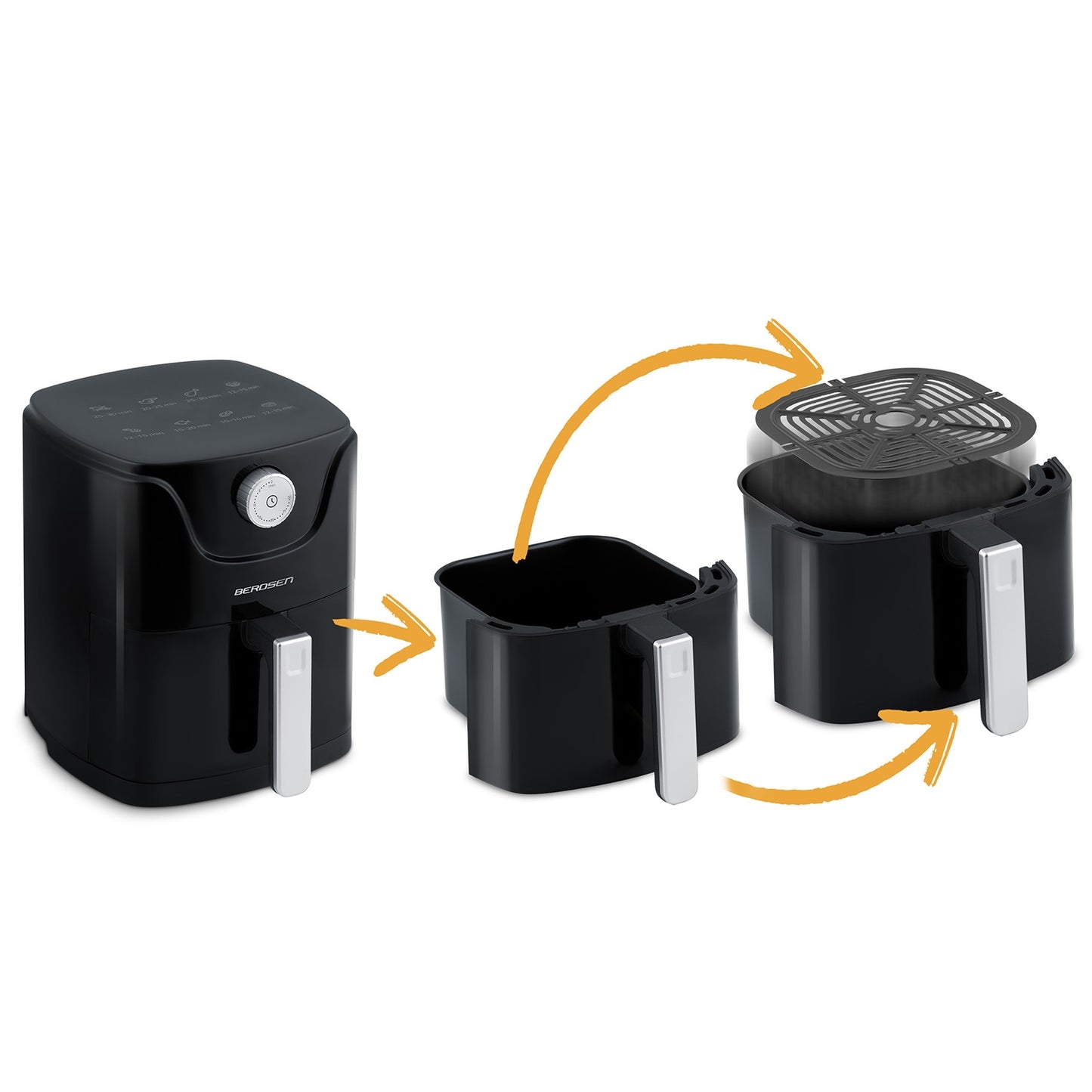 Air fryer Berdsen BD-654 black