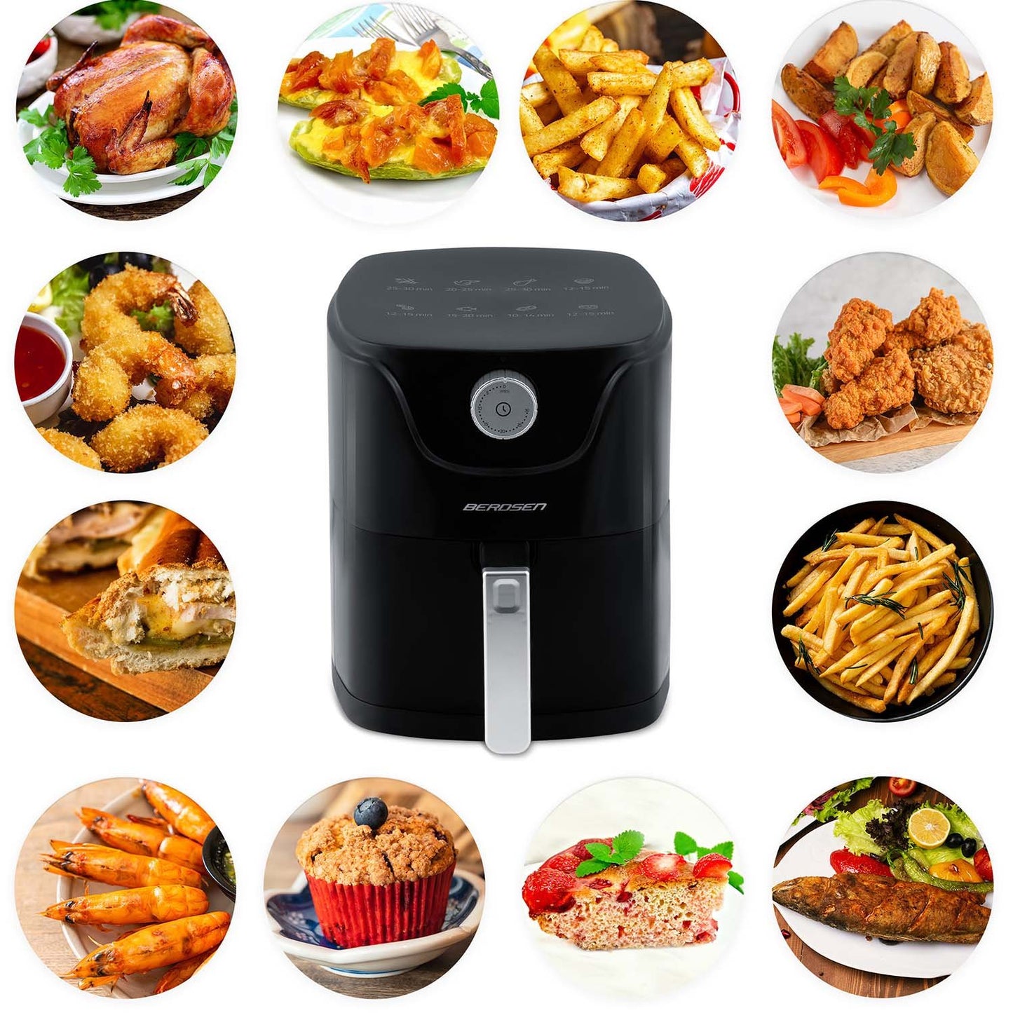 Air fryer Berdsen BD-654 black
