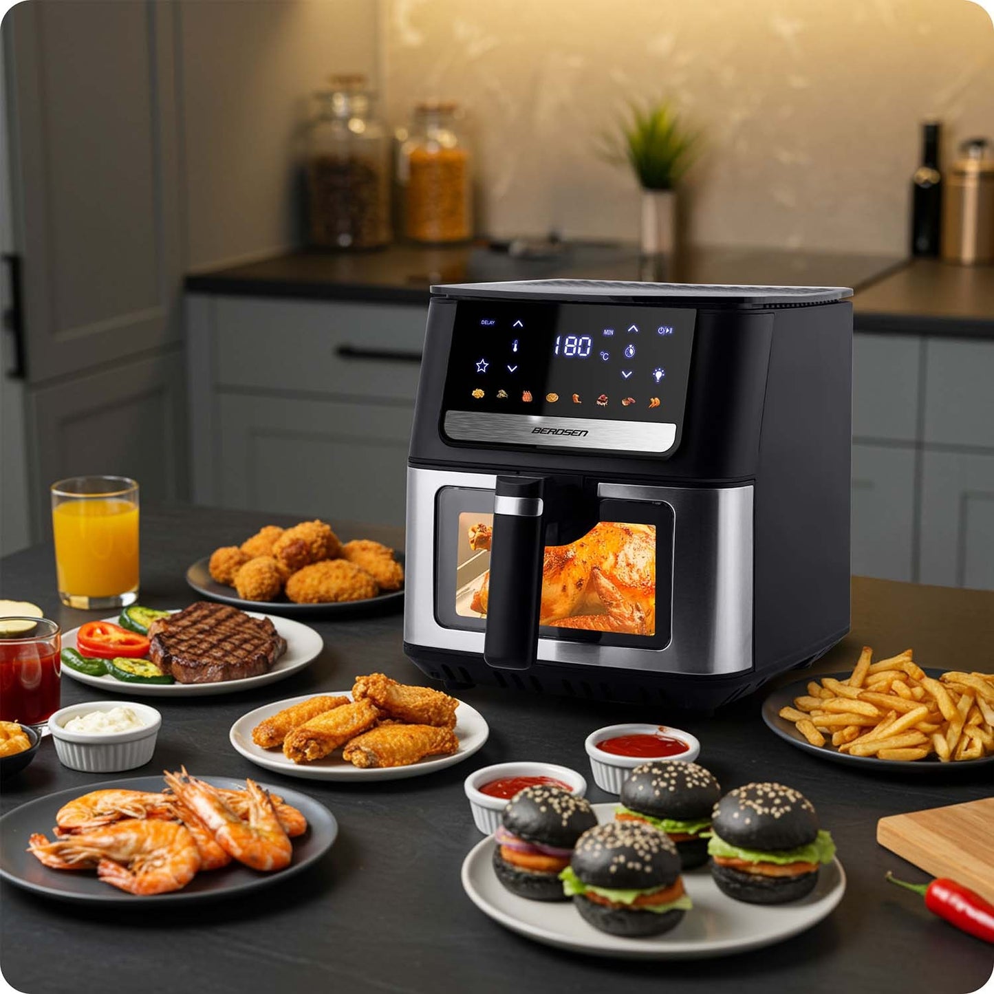 Air fryer Berdsen BD-655 black