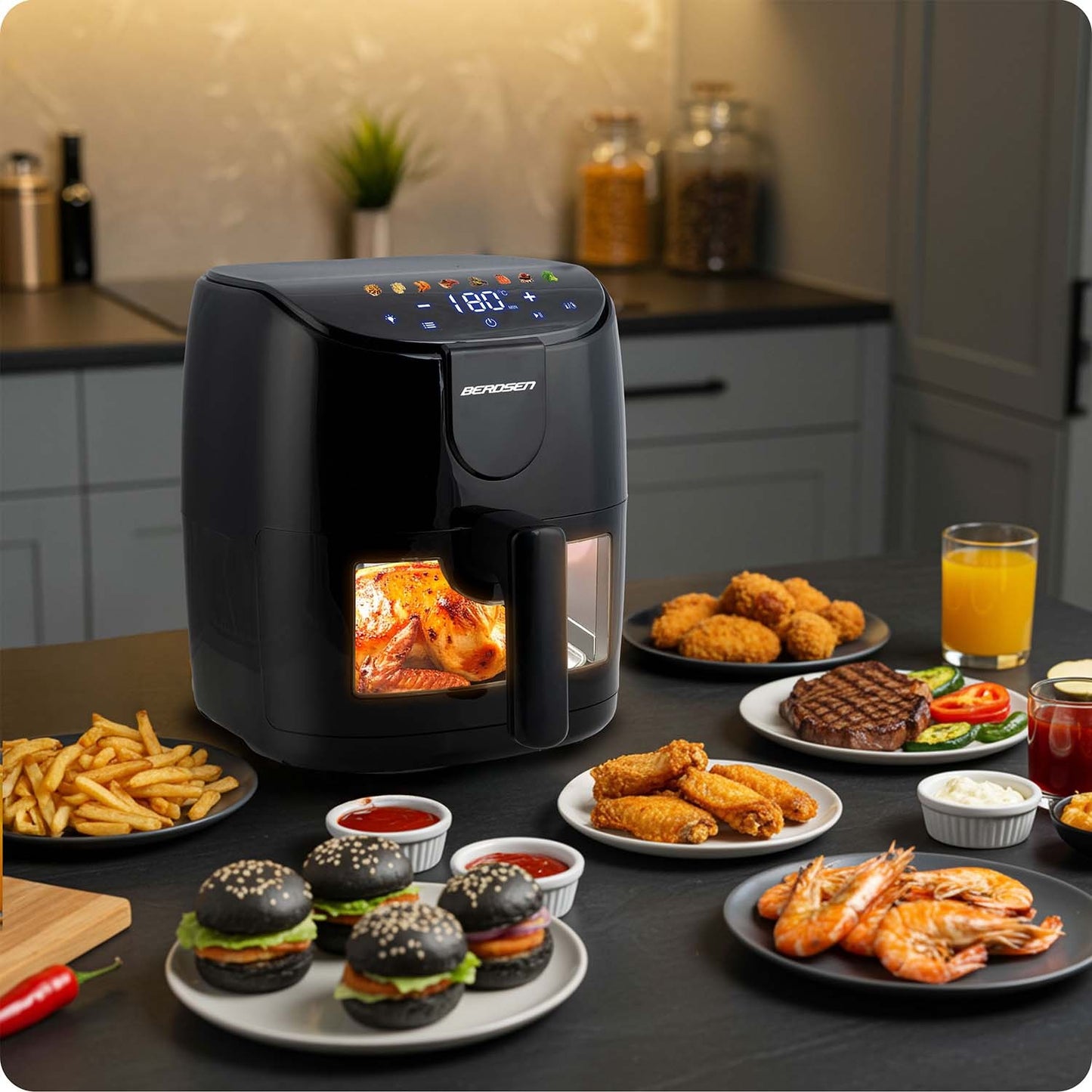 Air fryer Berdsen BD-658 black