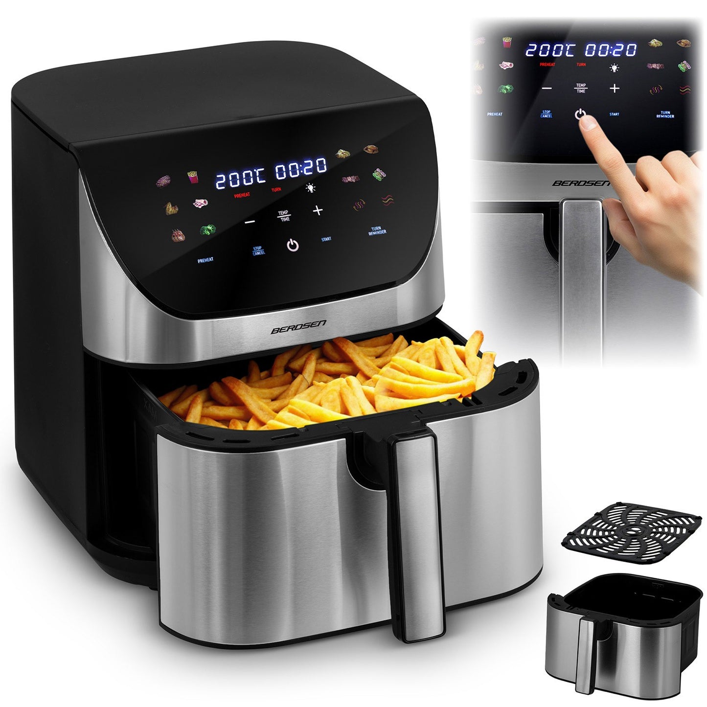 Air fryer Berdsen BD-659 silver