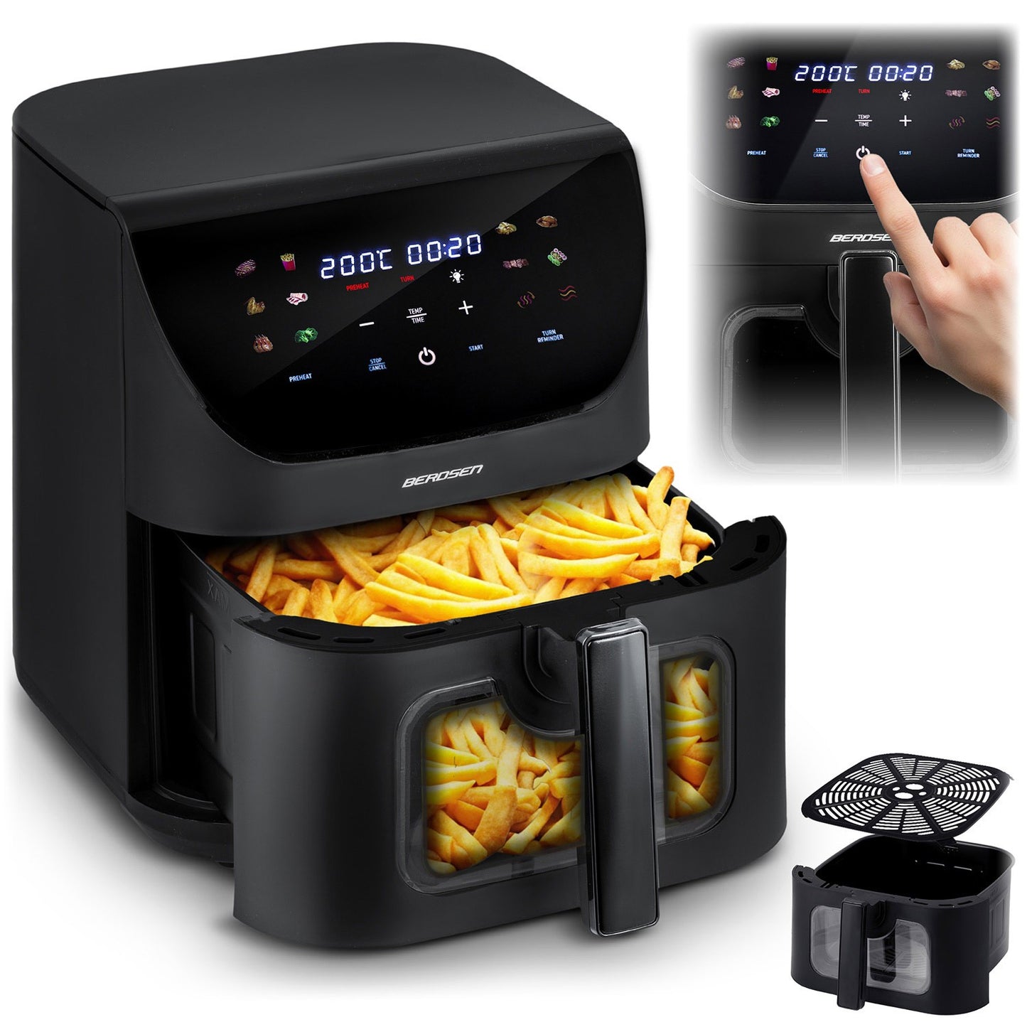 Air fryer Berdsen BD-660 black