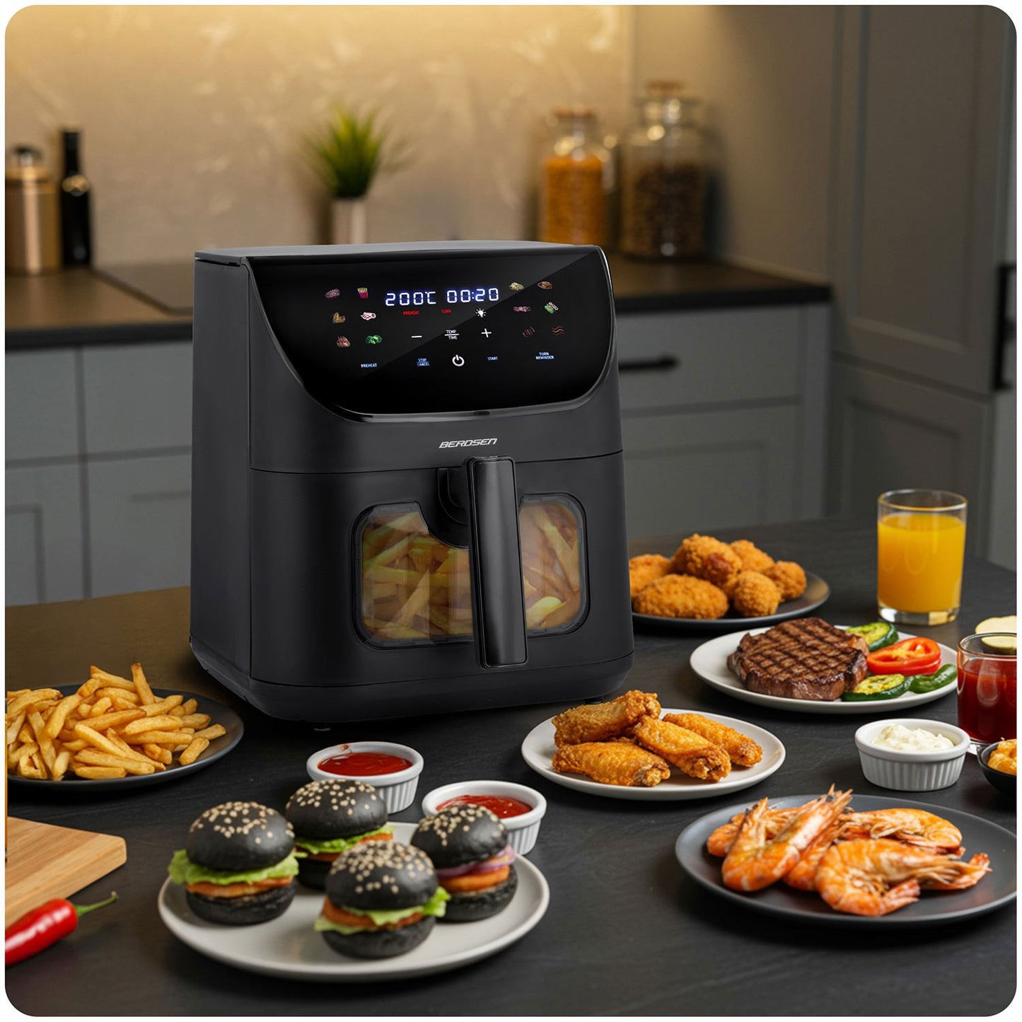 Air fryer Berdsen BD-660 black