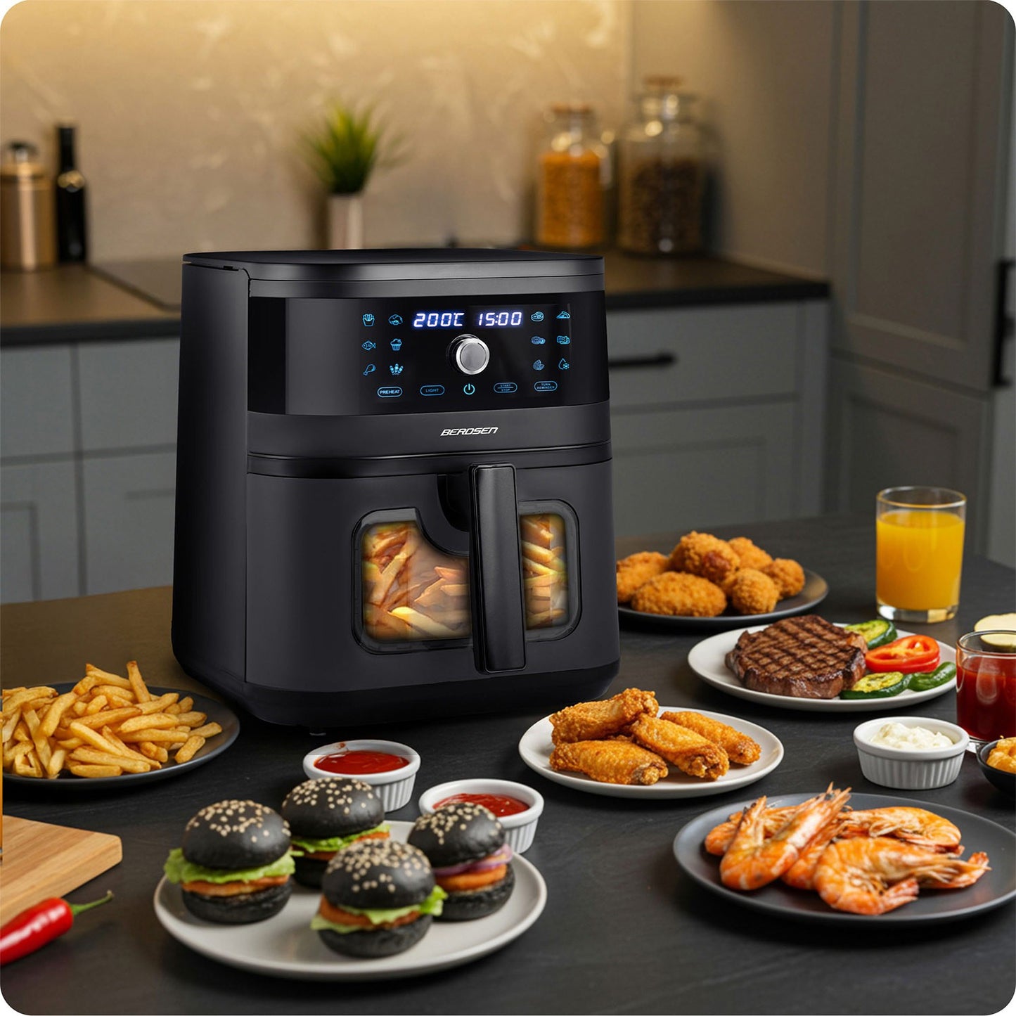 Air fryer Berdsen BD-661 black