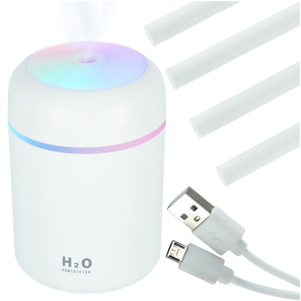 Air humidifier fragrance diffuser for essential oils