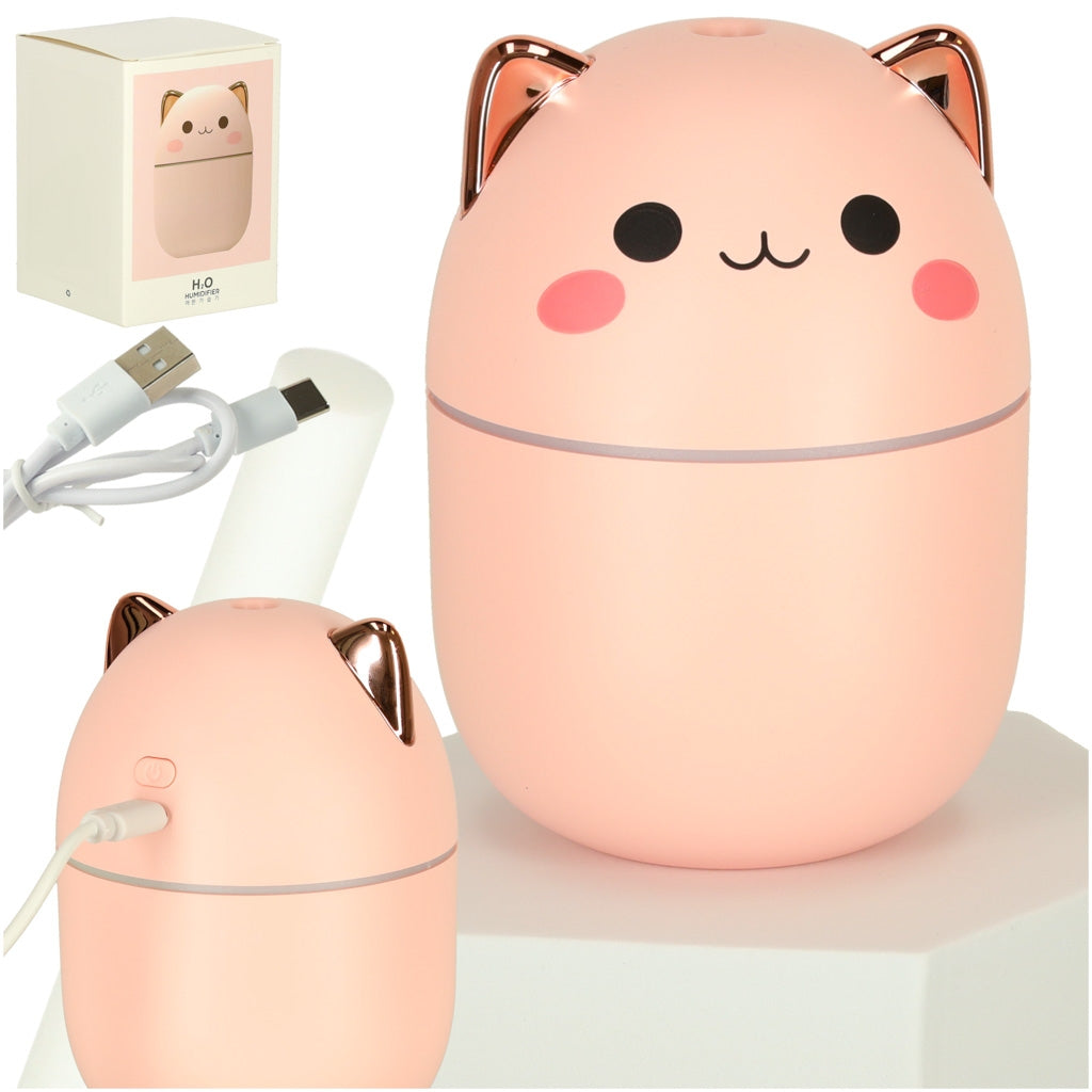 Air humidifier oil diffuser kitty pink