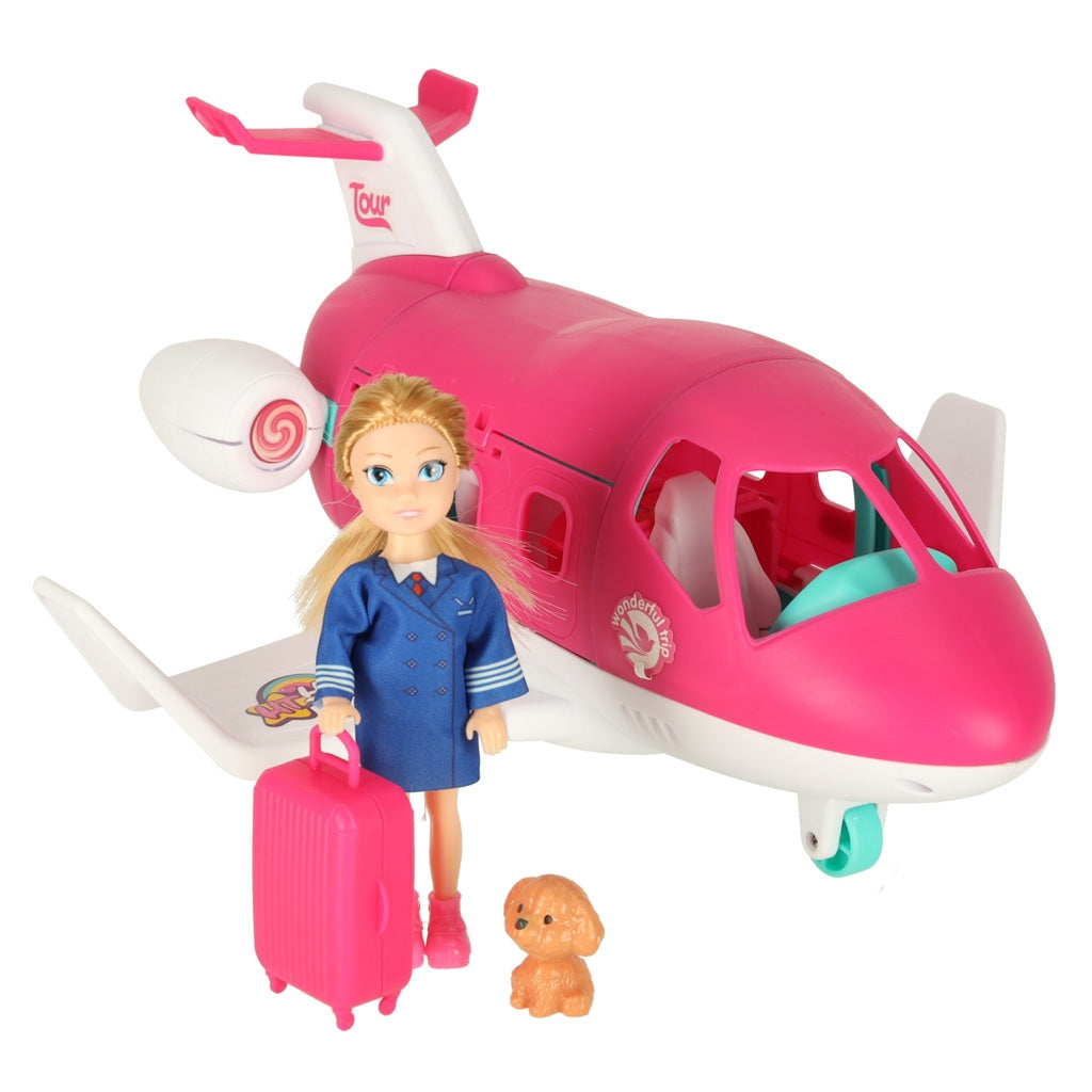Airplane Folding Doll Accessories Set