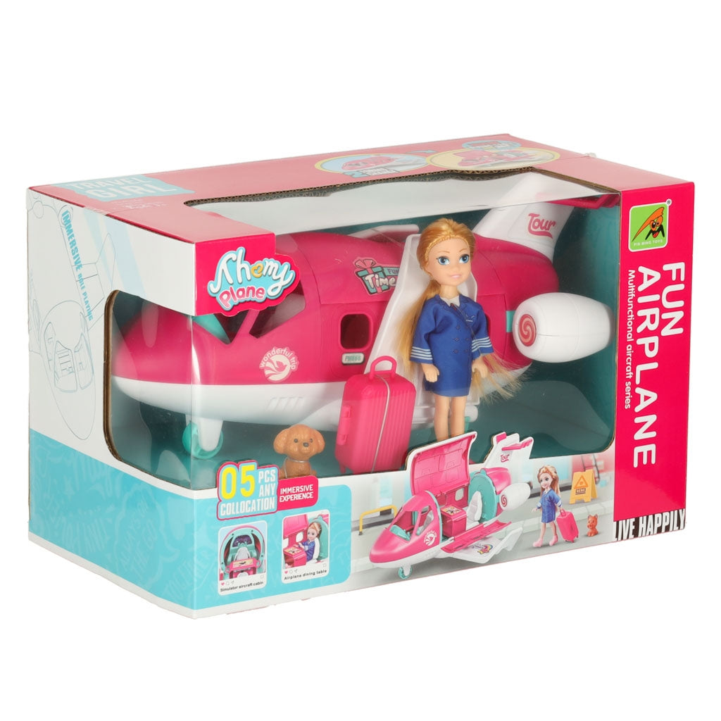 Airplane Folding Doll Accessories Set
