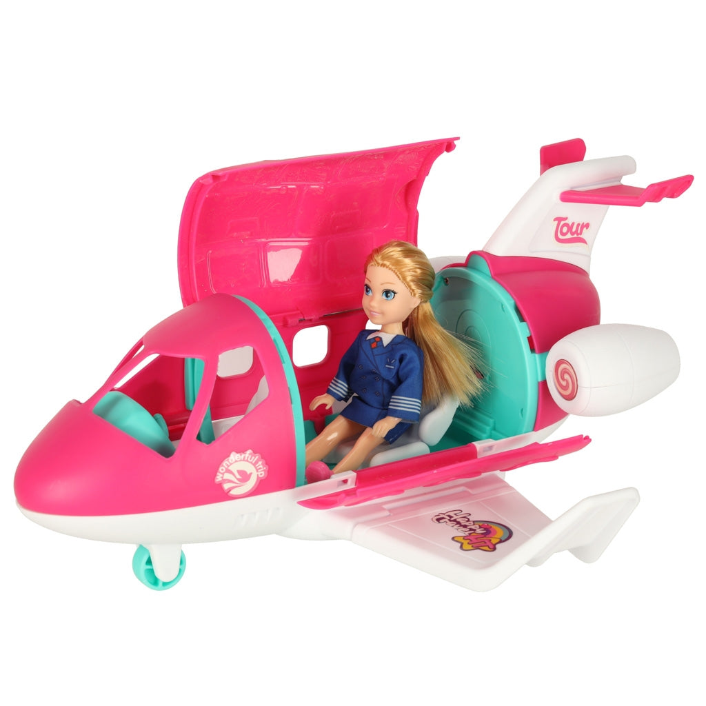 Airplane Folding Doll Accessories Set