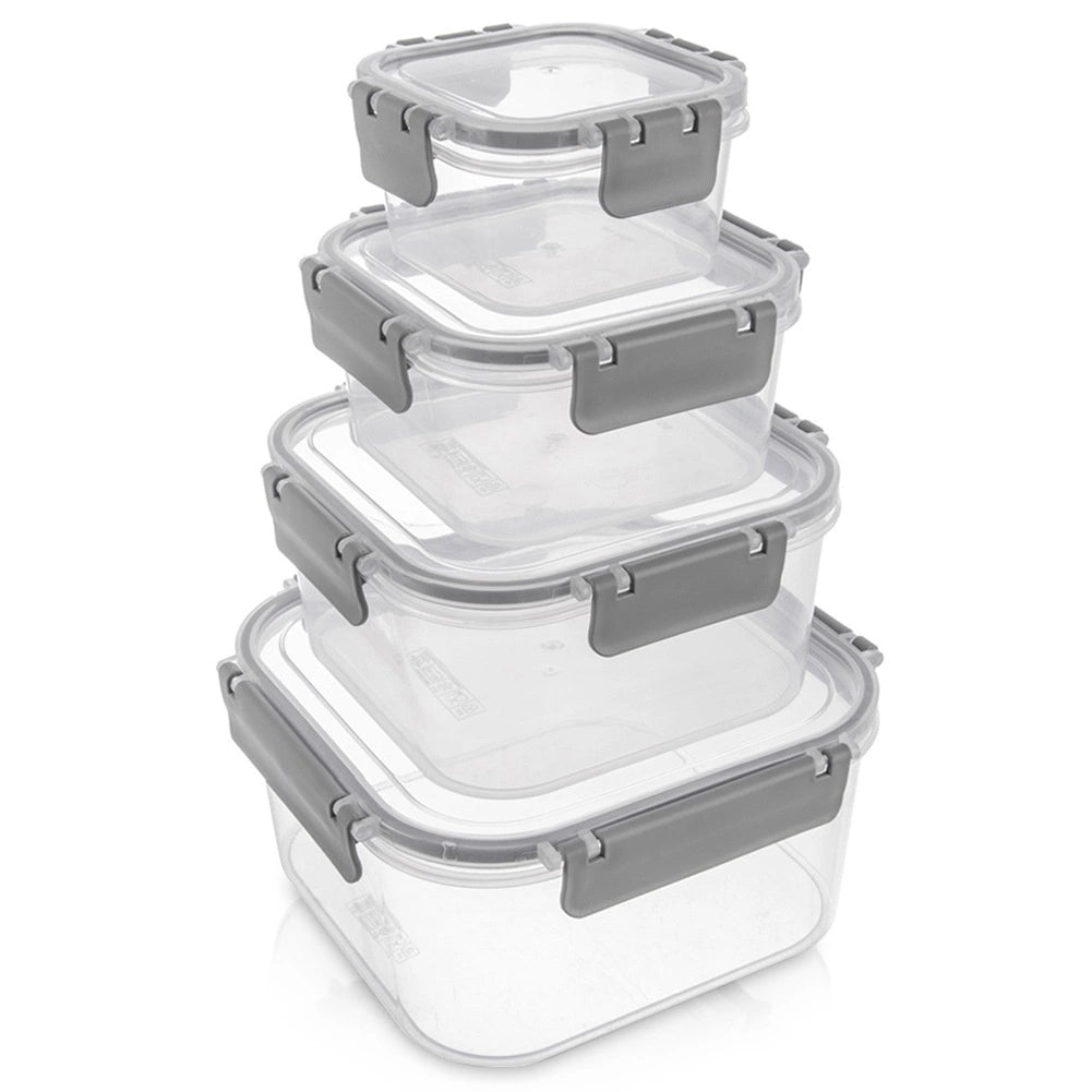 Airtight Food Storage Containers Set, 4 Sizes, BPA-Free