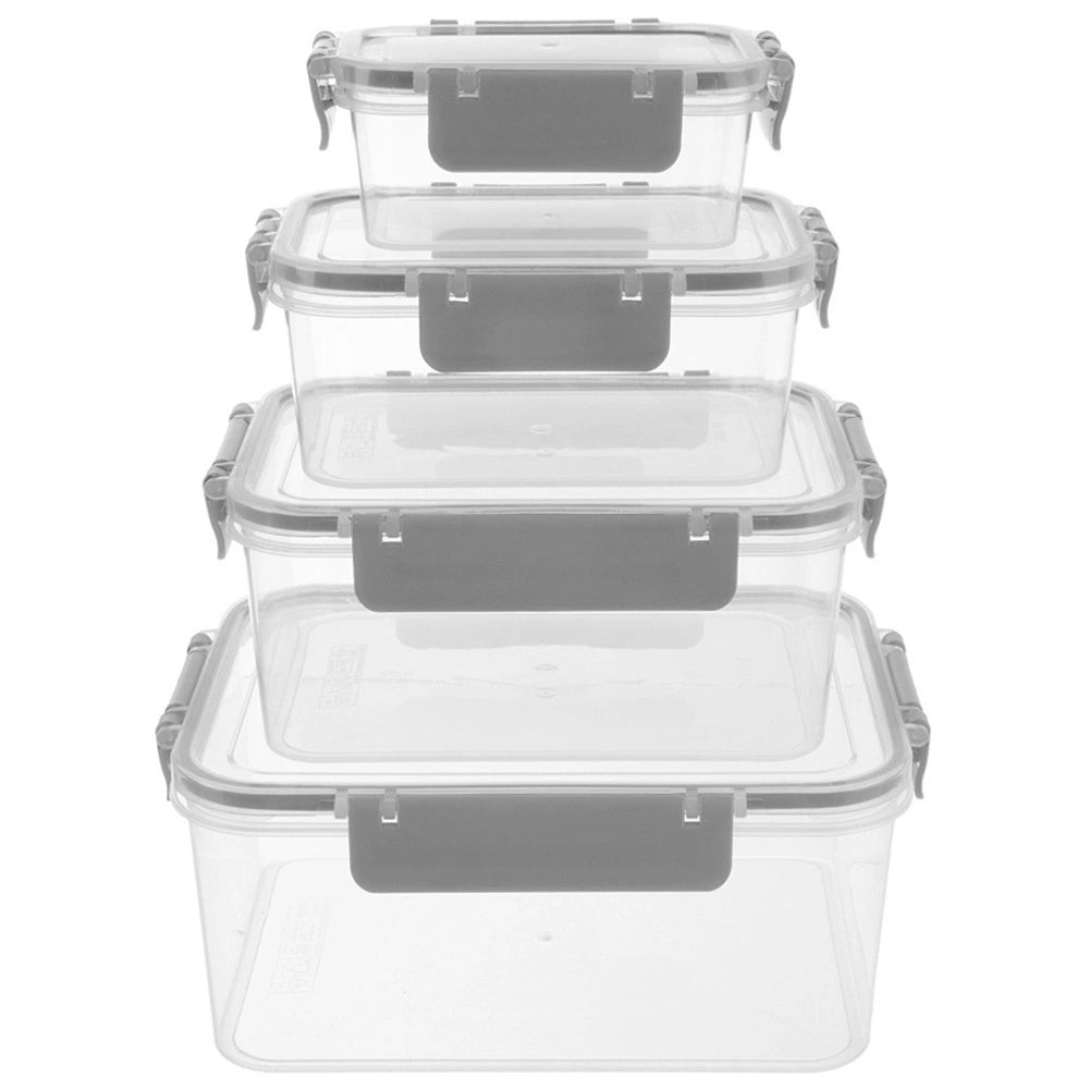 Airtight Food Storage Containers Set, 4 Sizes, BPA-Free