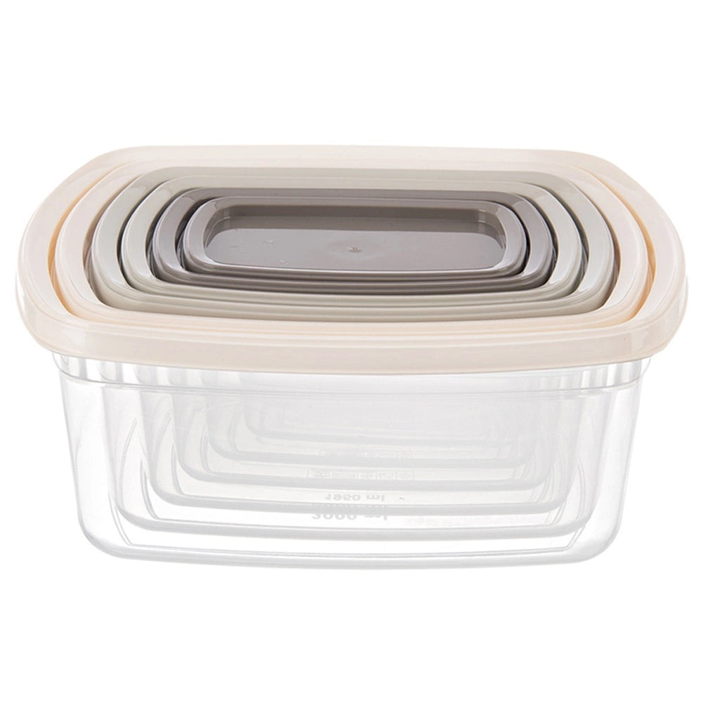 Airtight Food Storage Containers Set, 6 Pcs, Various Sizes