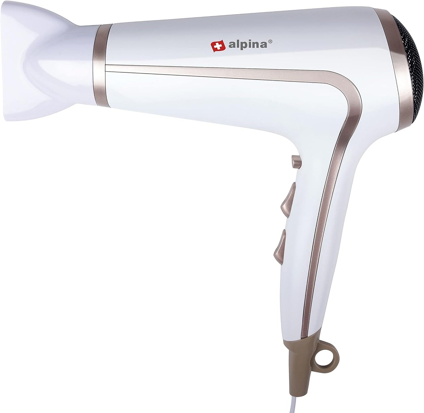 Alpina ED-88324:Hair Dryer 1600-2000W + White/Rosegold