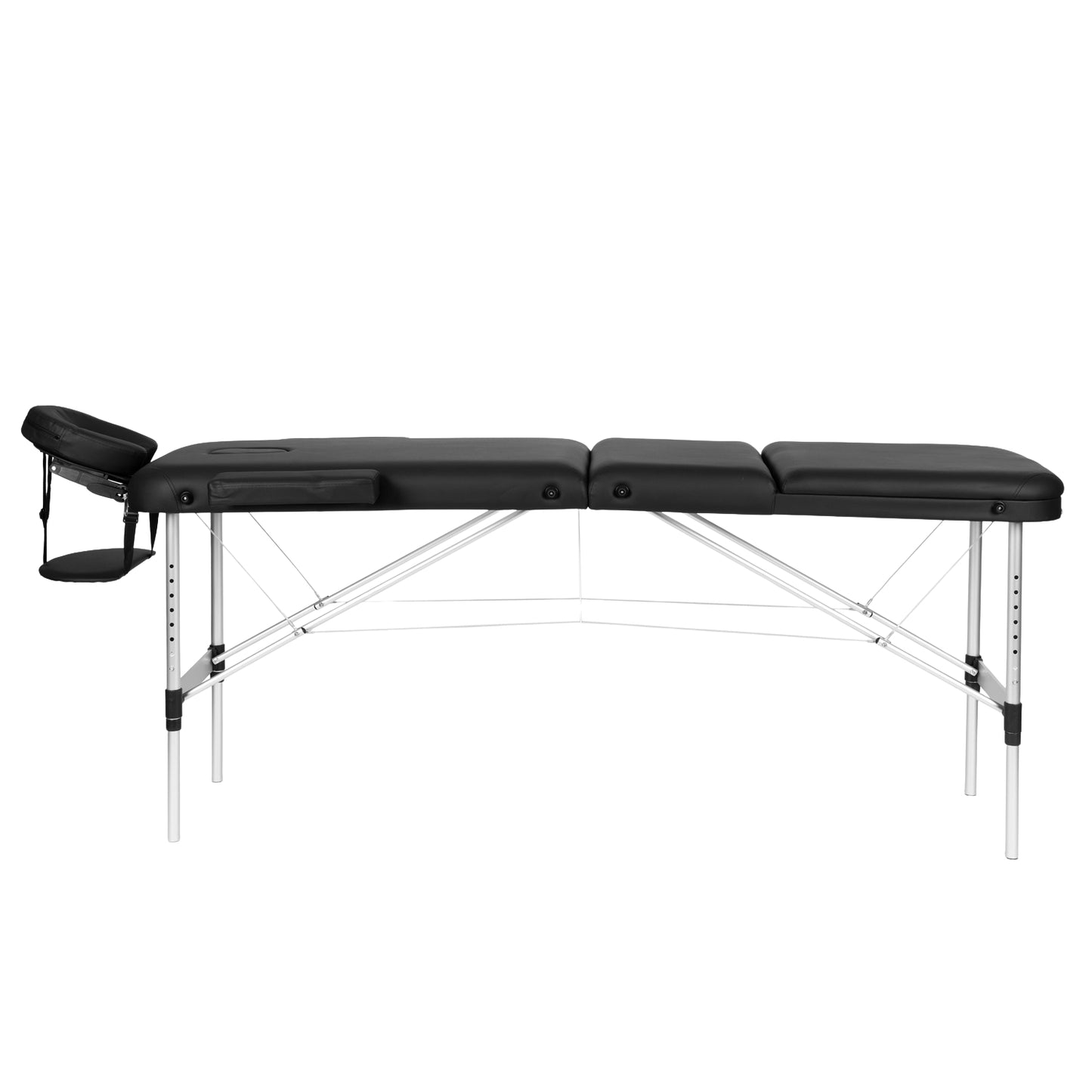 Aluminium 3-Section Foldable Massage Table with Bag