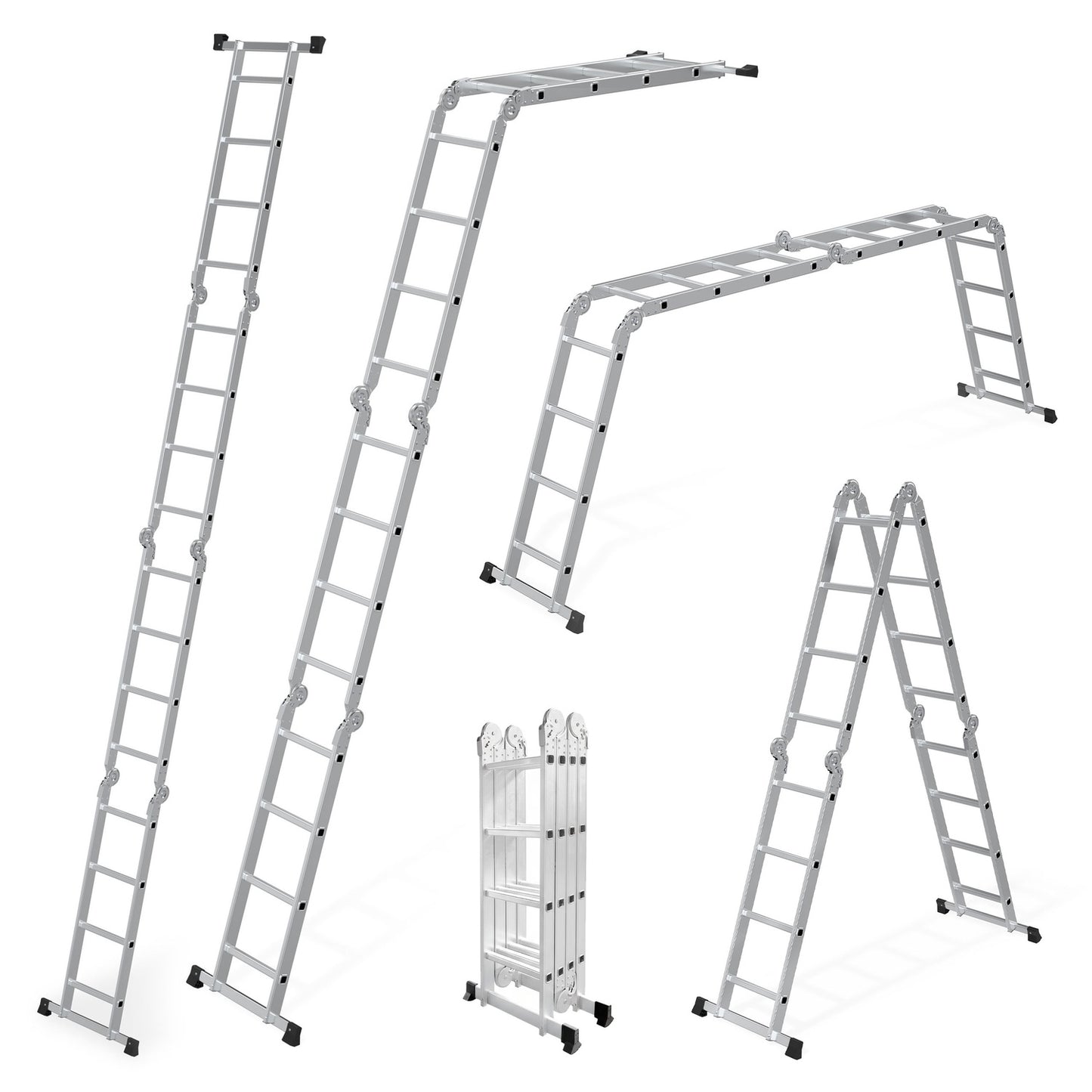 Aluminum 4x4 Multi-Purpose Ladder, 150 kg Capacity