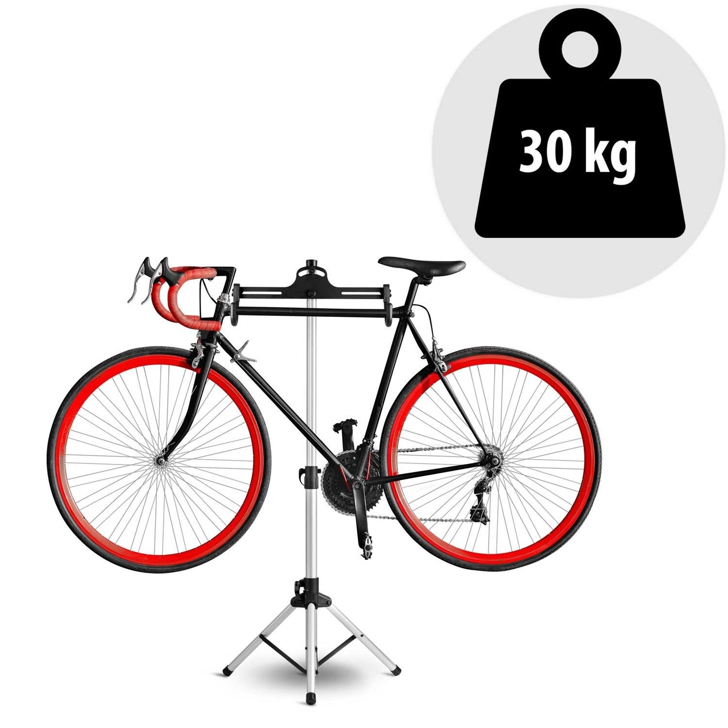 Aluminum Bicycle Rack for Service MB2 - Silver