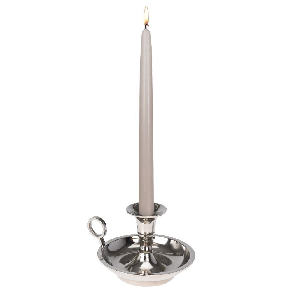 Aluminum Candlestick with Handle for Long Candles