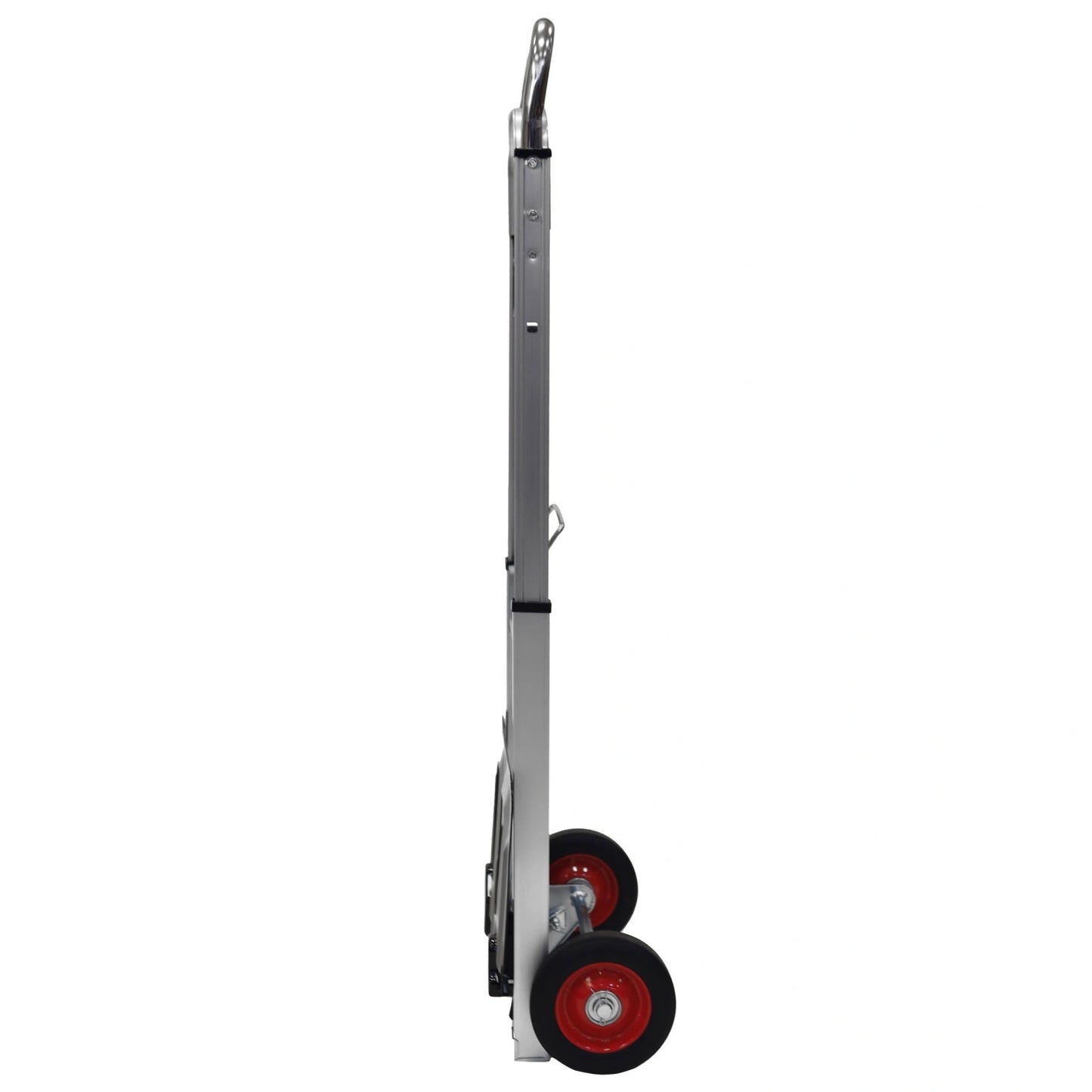 Aluminum folding hand truck, transport warehouse trolley, 90 kg capacity