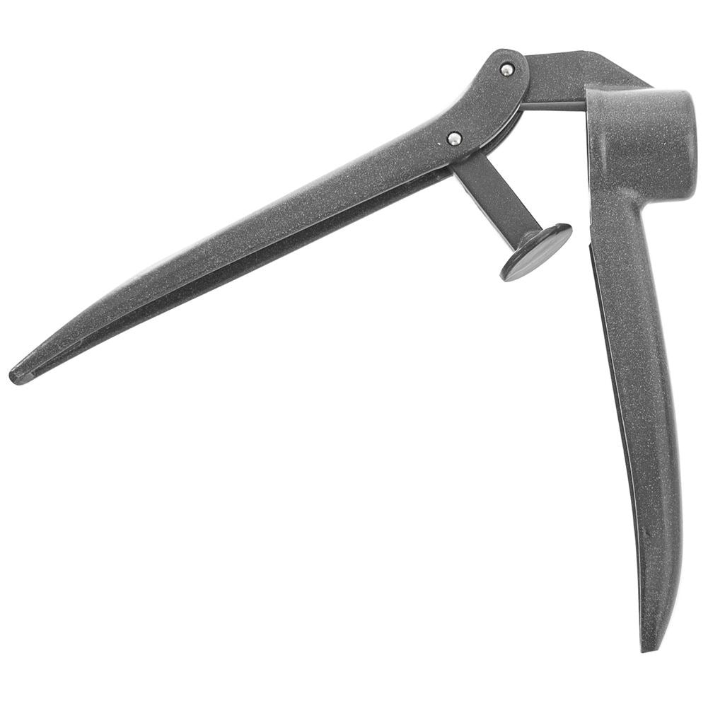 Aluminum garlic press with cleaning tool