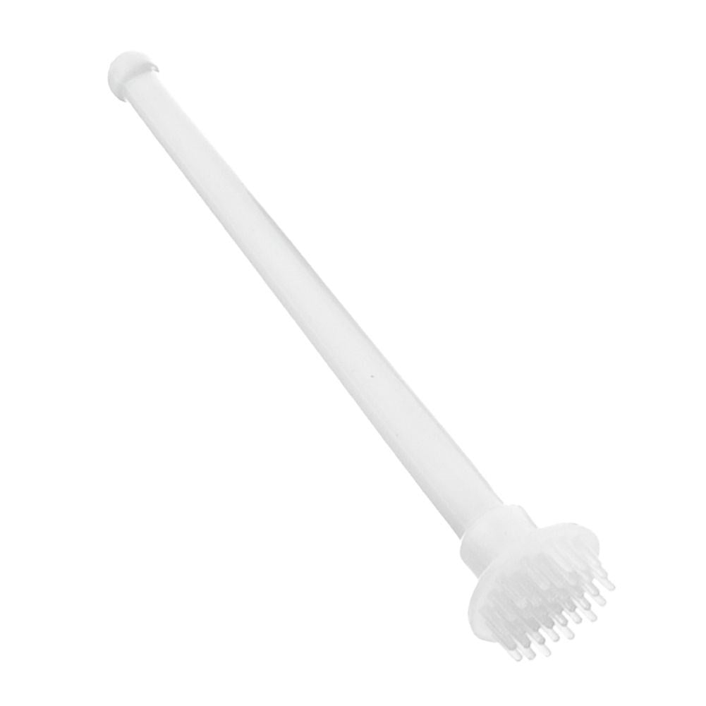 Aluminum garlic press with cleaning tool