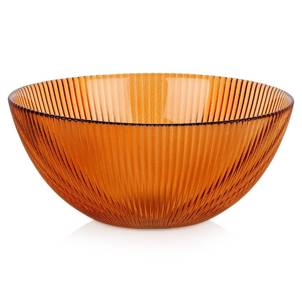 Amber glass bowl 15 cm, 500 ml