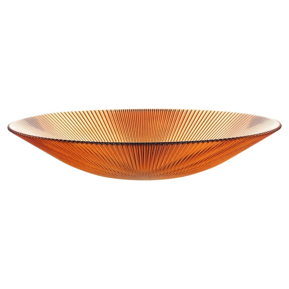 Amber glass bowl 30 cm, 1.5 l