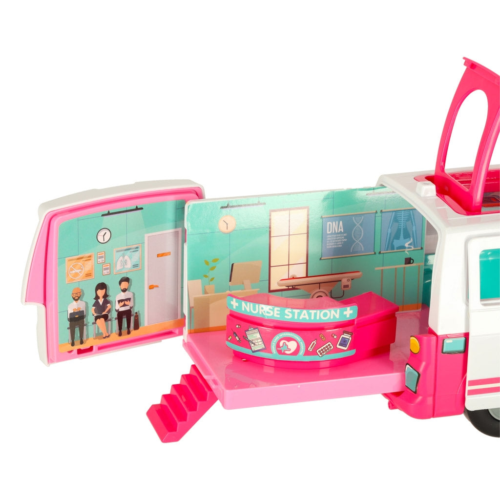 Ambulance Mobile Hospital Doll Playset Accessories