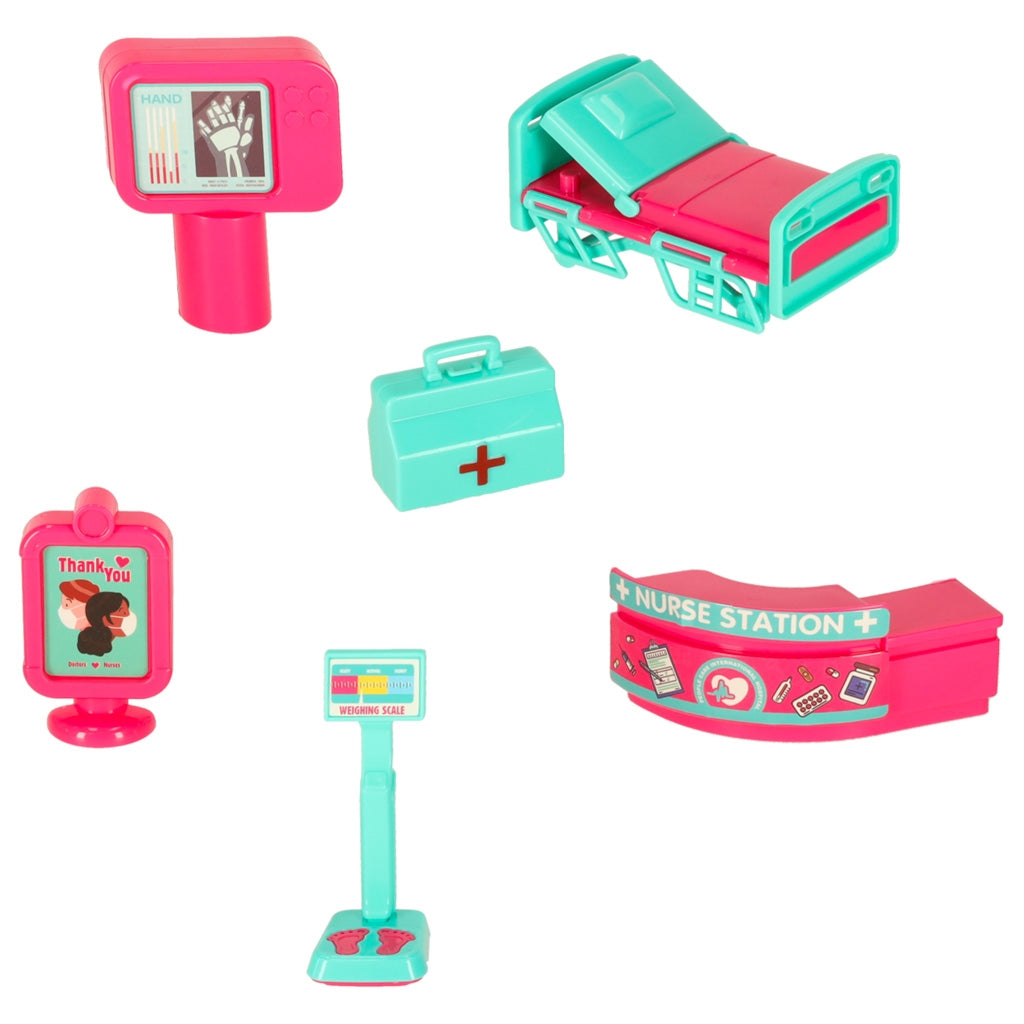 Ambulance Mobile Hospital Doll Playset Accessories