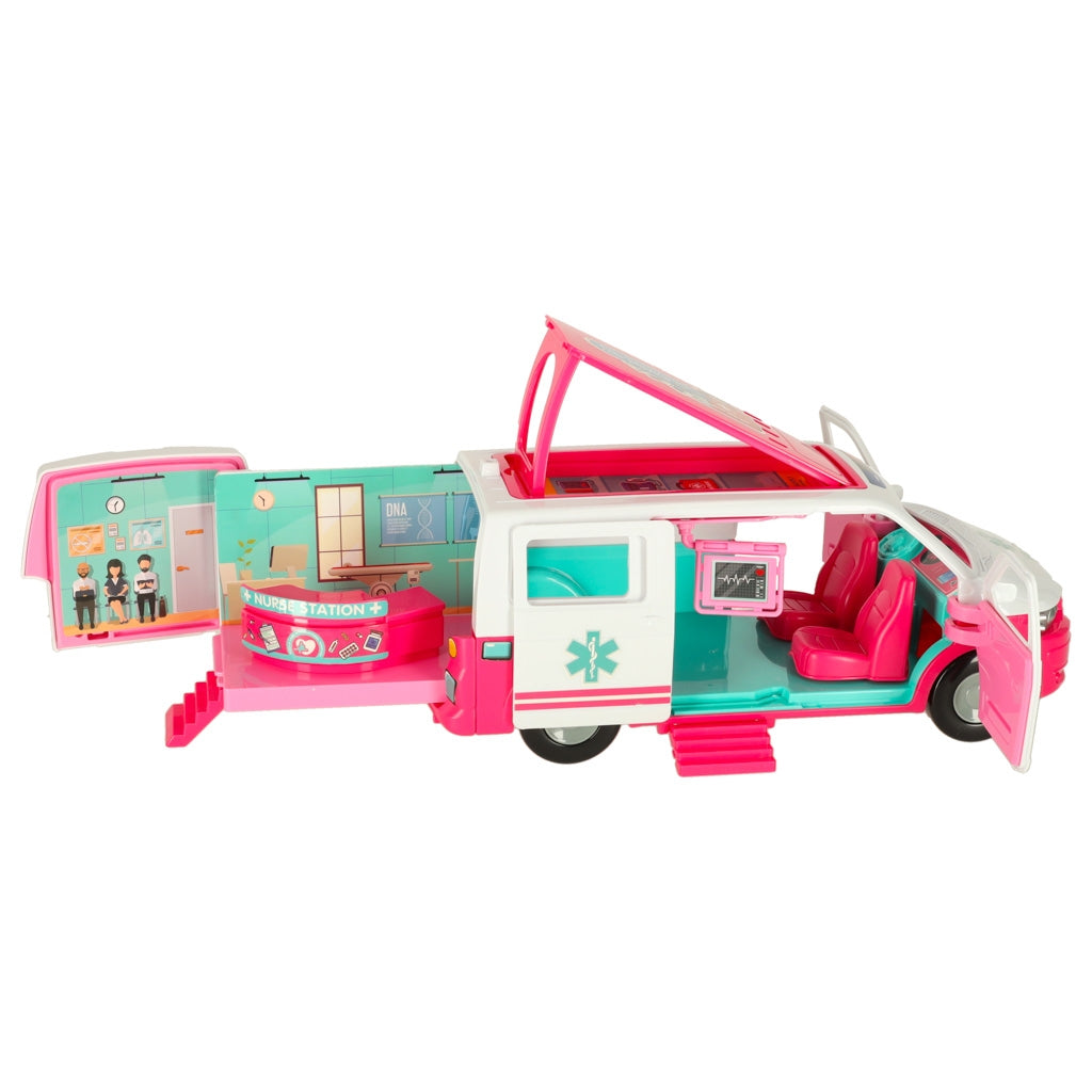 Ambulance Mobile Hospital Doll Playset Accessories