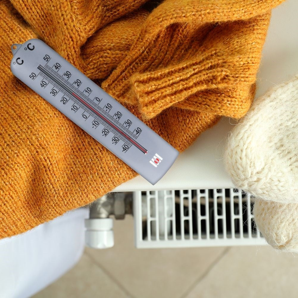 Analog Thermometer: Air temperature Indoor/Outdoor, -40°C to 50°C