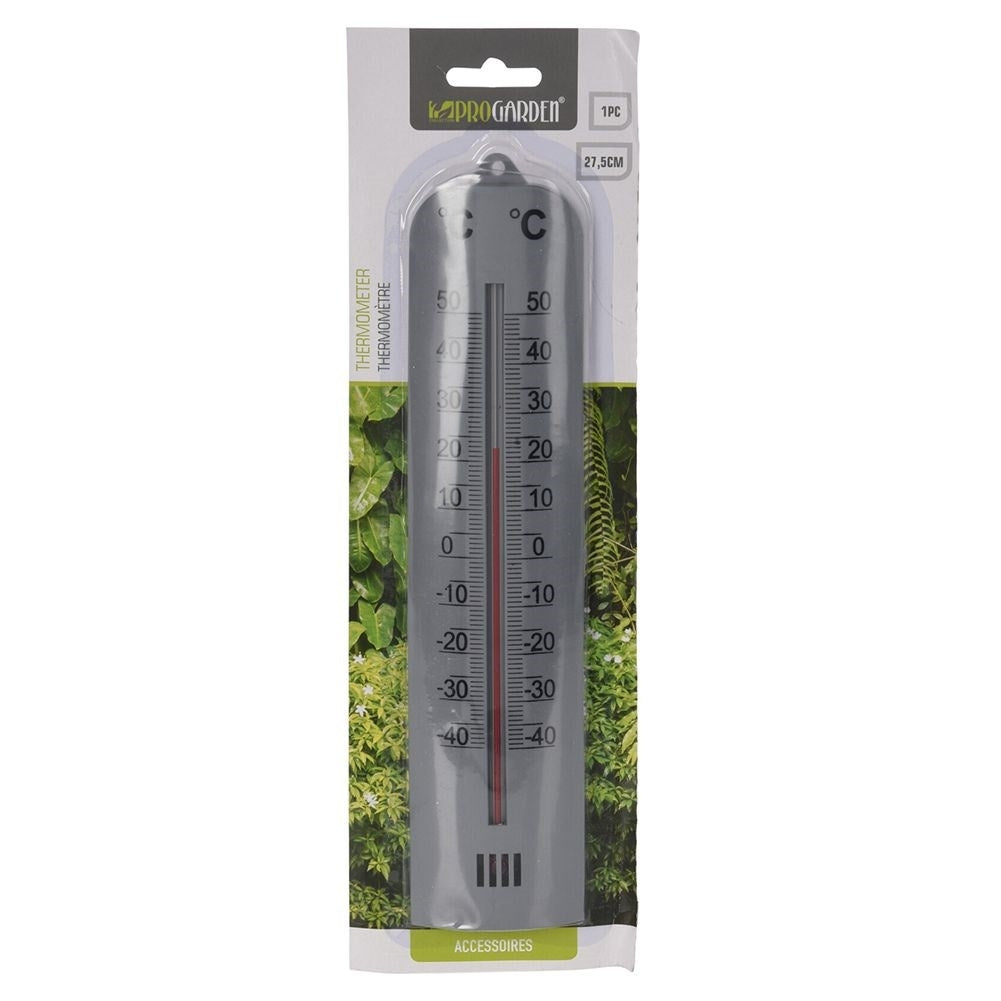 Analog Thermometer: Air temperature Indoor/Outdoor, -40°C to 50°C