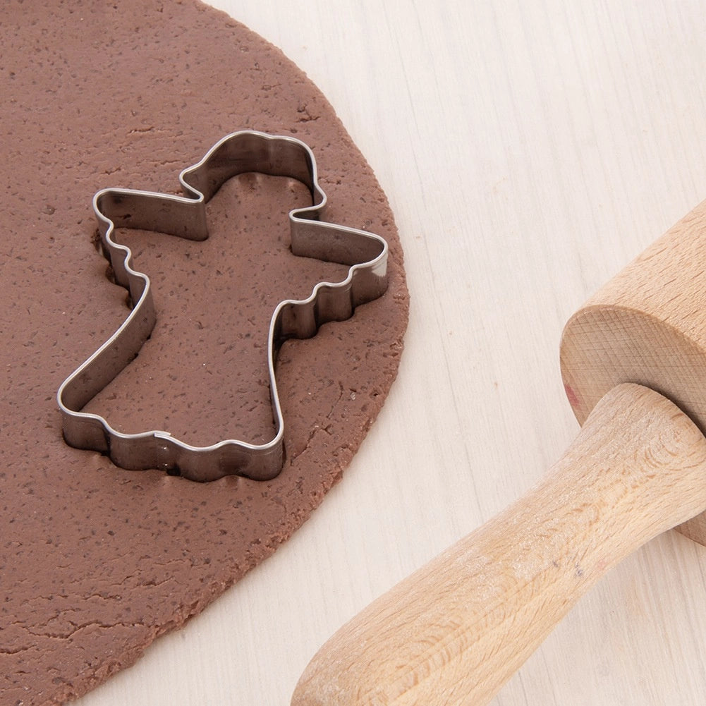 Angel Cookie Cutter, Stainless Steel, 8 cm